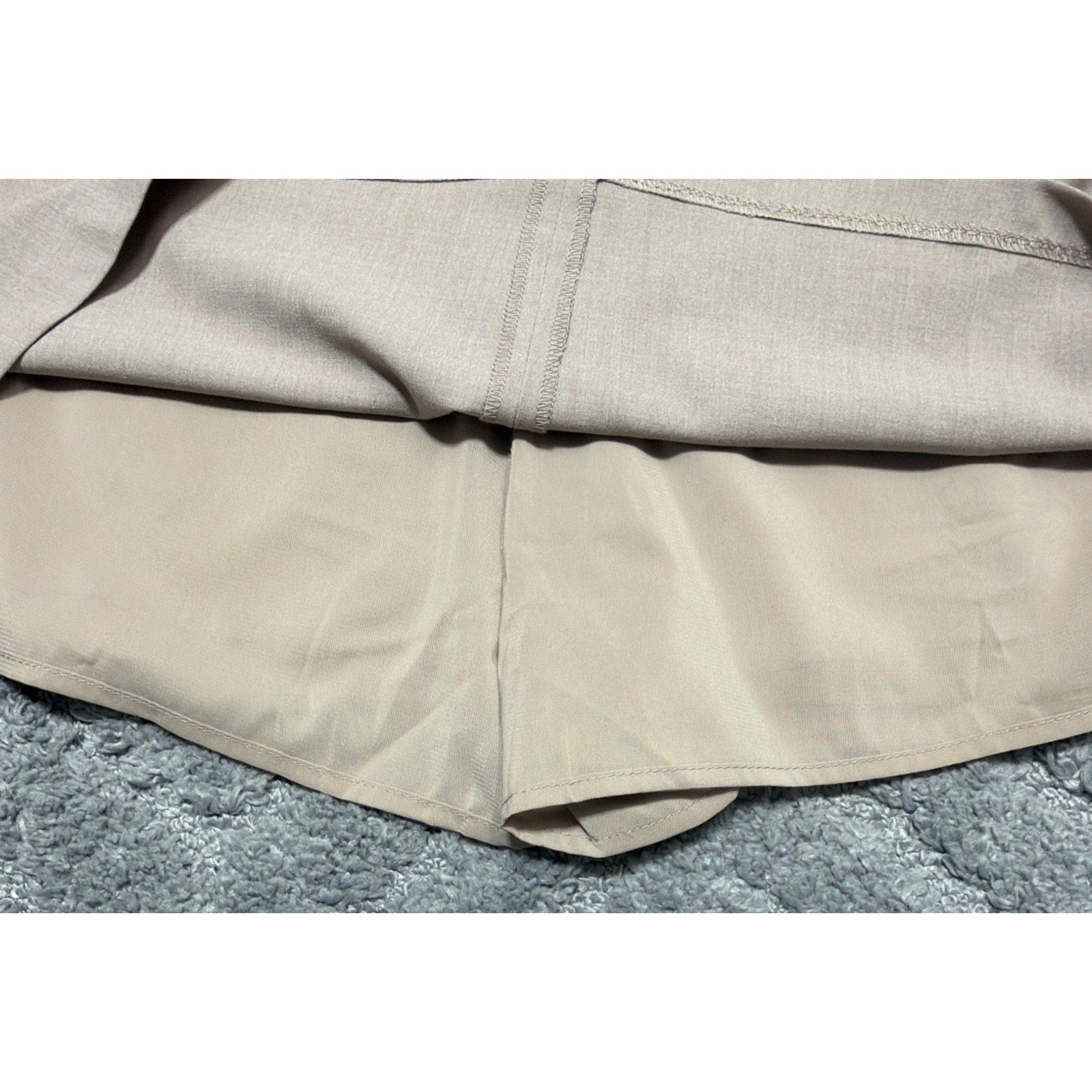 Abercrombie & Fitch XL Wrap Front Taupe Utility Skort Party Streetwear Academia