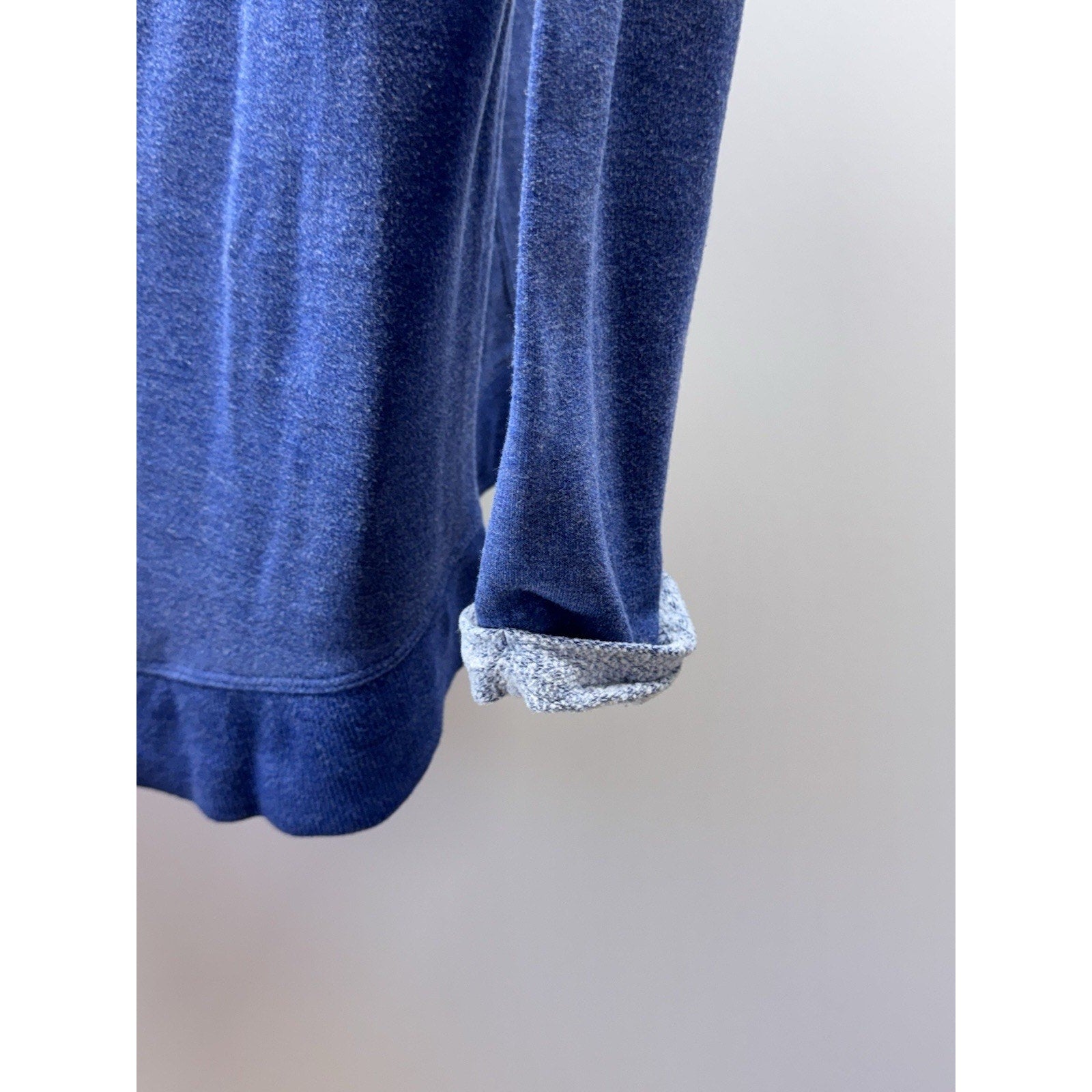Alfani High Low Pajama Tunic Top Navy Blue Sleepwear Sleepshirt Women’s Size XS