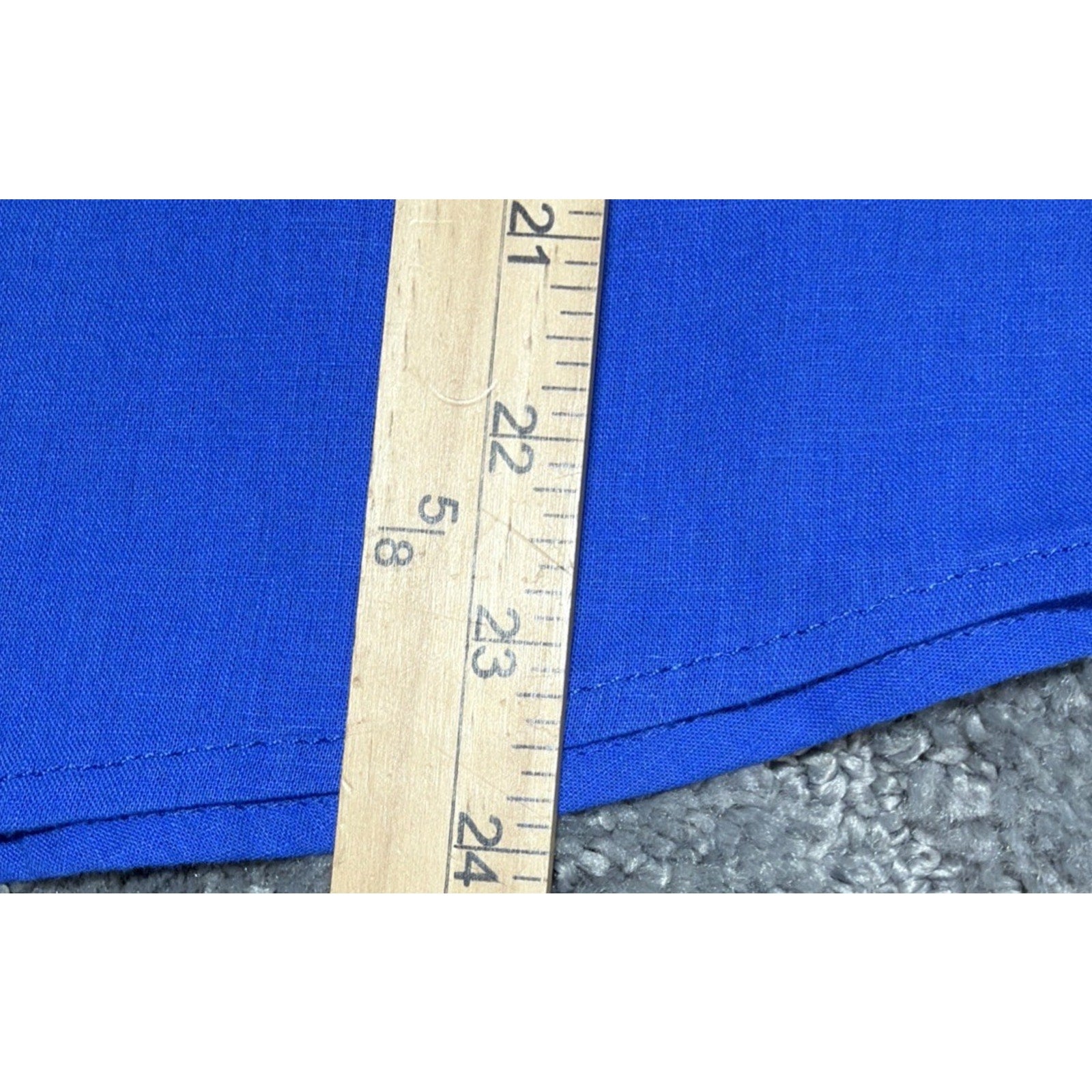 J Crew Women’s Blue Short Sleeve Cotton Linen Blend Shirt XL Beach Office New