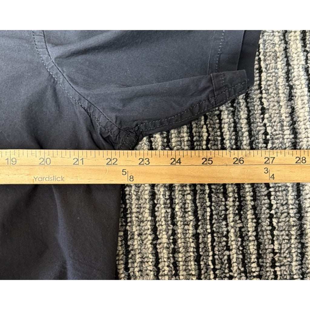 Mens Apt 9 XL Utility Button Up Short Sleeve Shirt Black