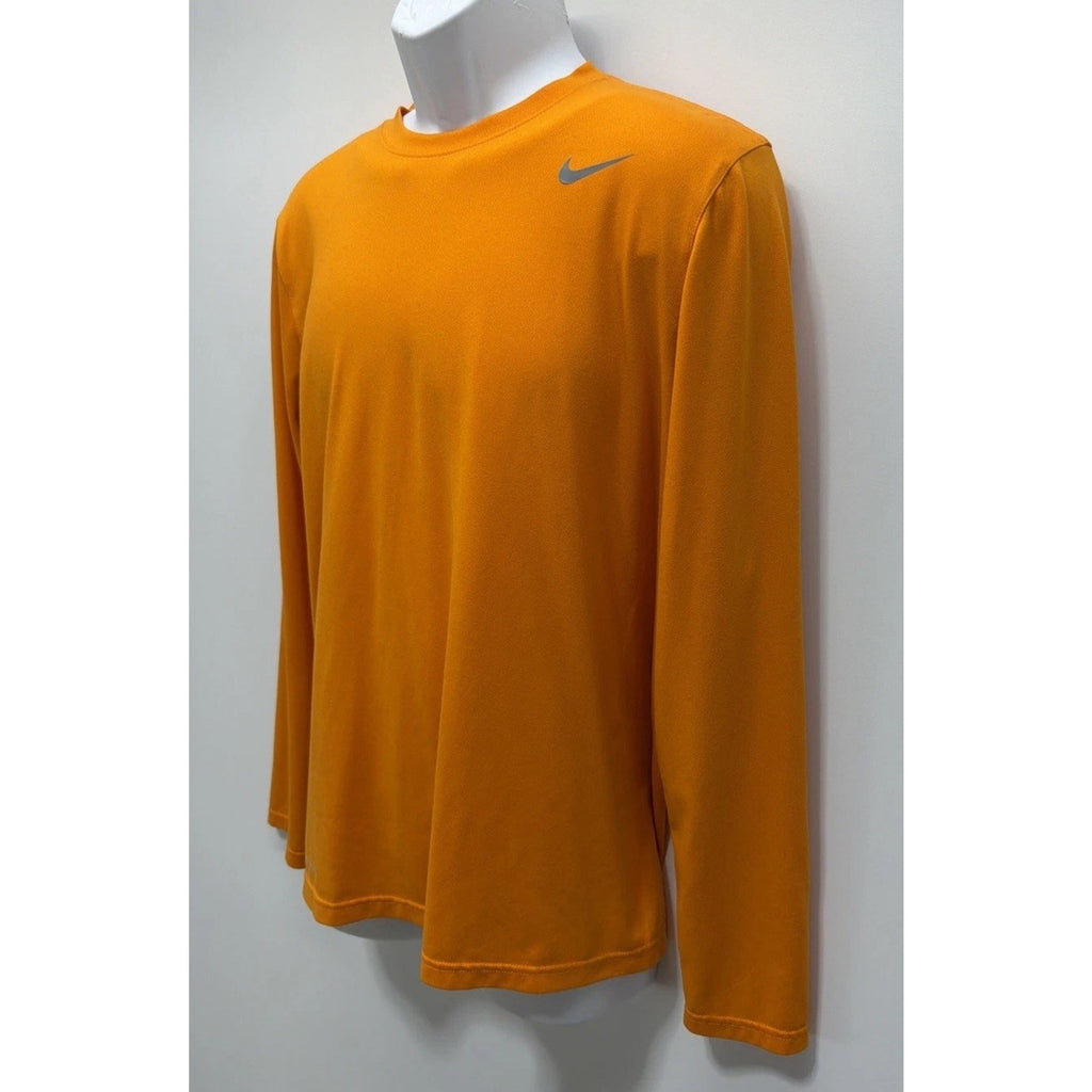 Nike Legend Dri-Fit Mens Long Sleeve T-Shirt 727980-802 Burnt Orange Medium