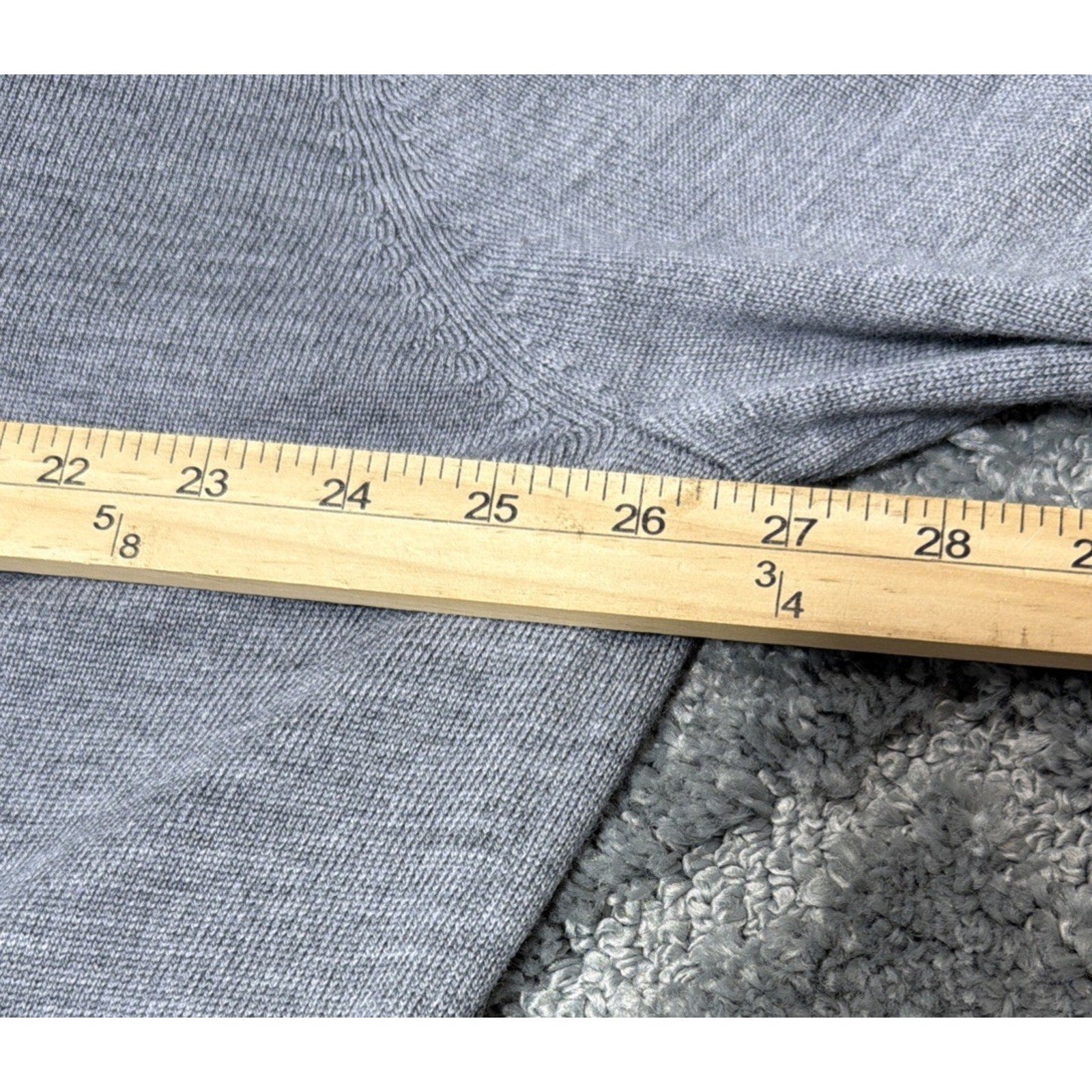 Hart Schaffner Marx Extra Fine Merino Wool V-Neck Sweater Big 3XT New