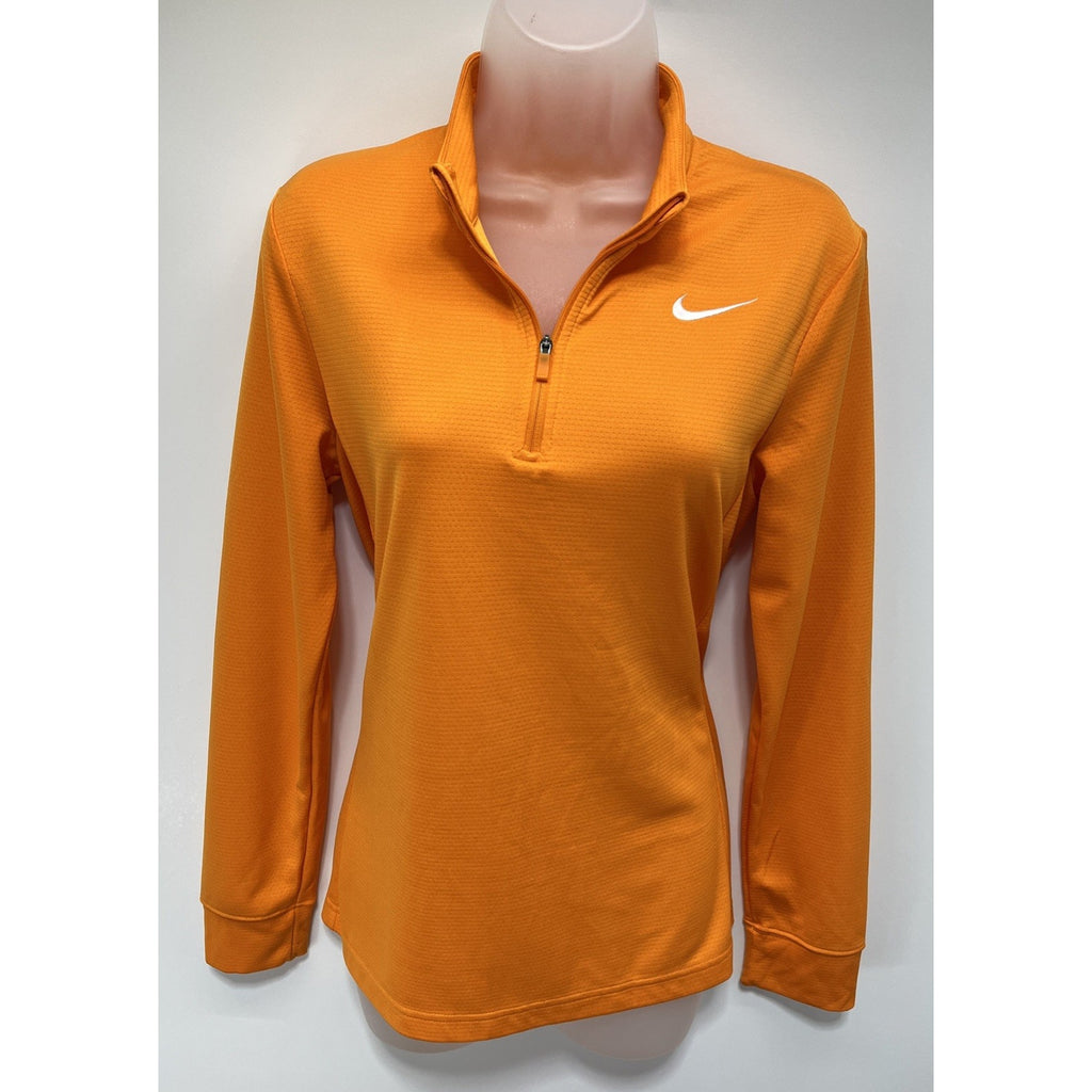Nike DRY LONG SLEEVE 1/2 Zip Jacket DRI-FIT Training Top gym Running~Womens sz M