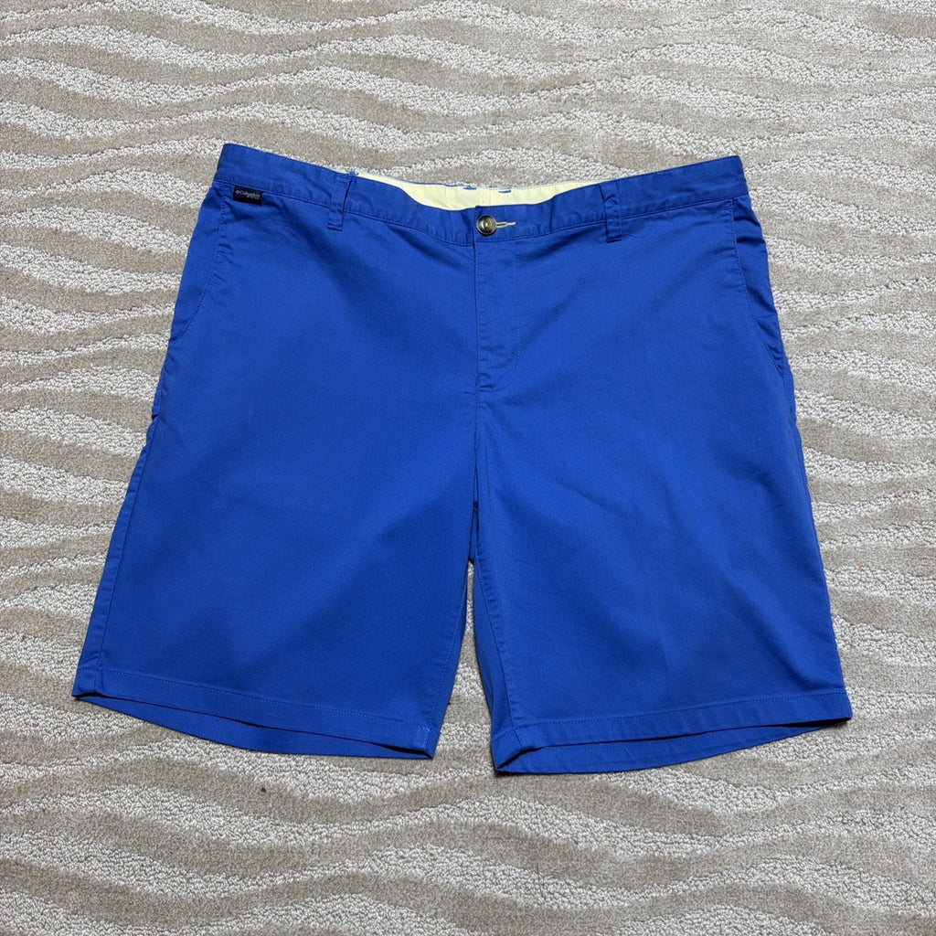 Columbia Shorts Mens PFG Performance Fishing Gear Blue Regular Fit 40x10”