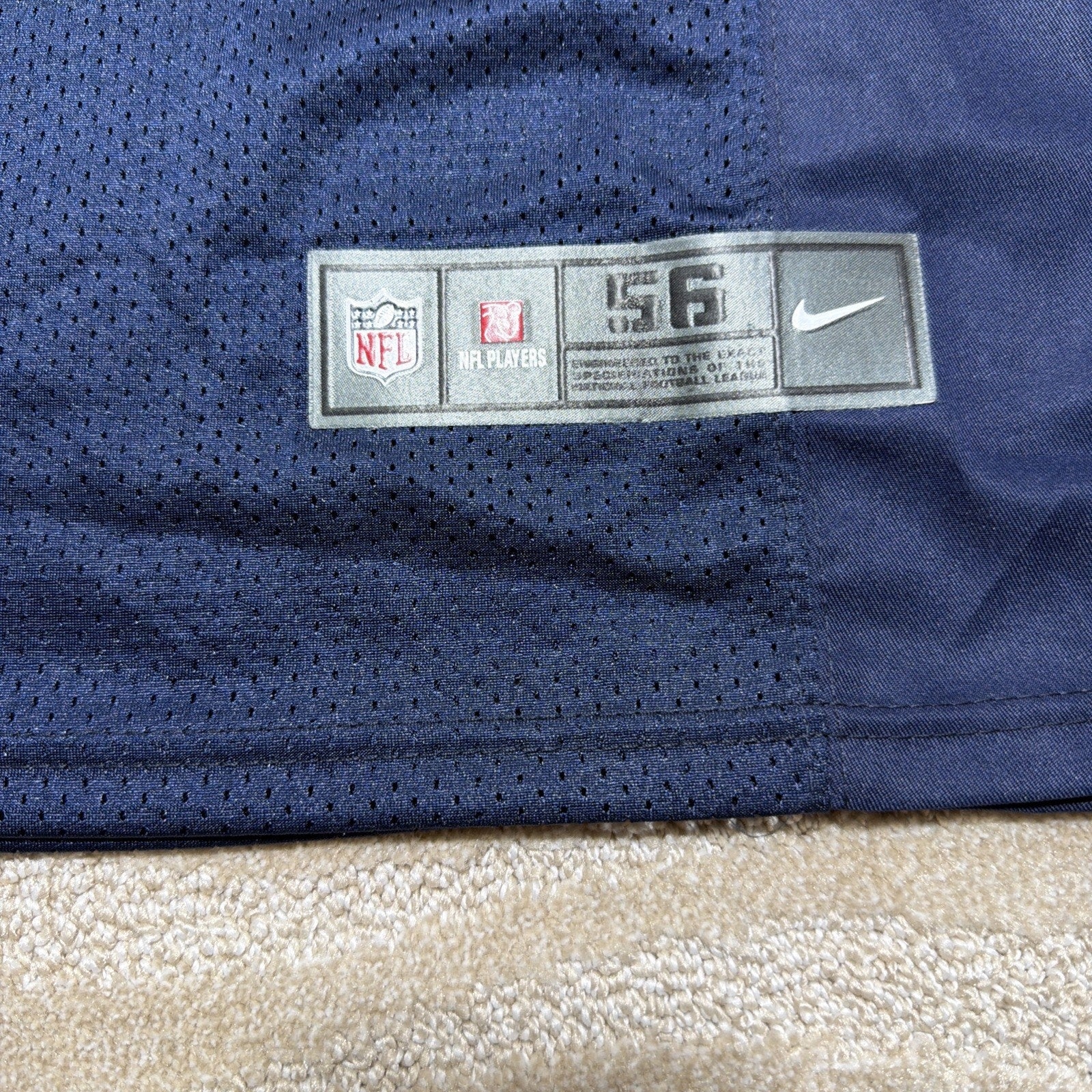 Nike On Field Tony Romo #9 Dallas Cowboys Jersey Navy Men’s Size 56 NWT
