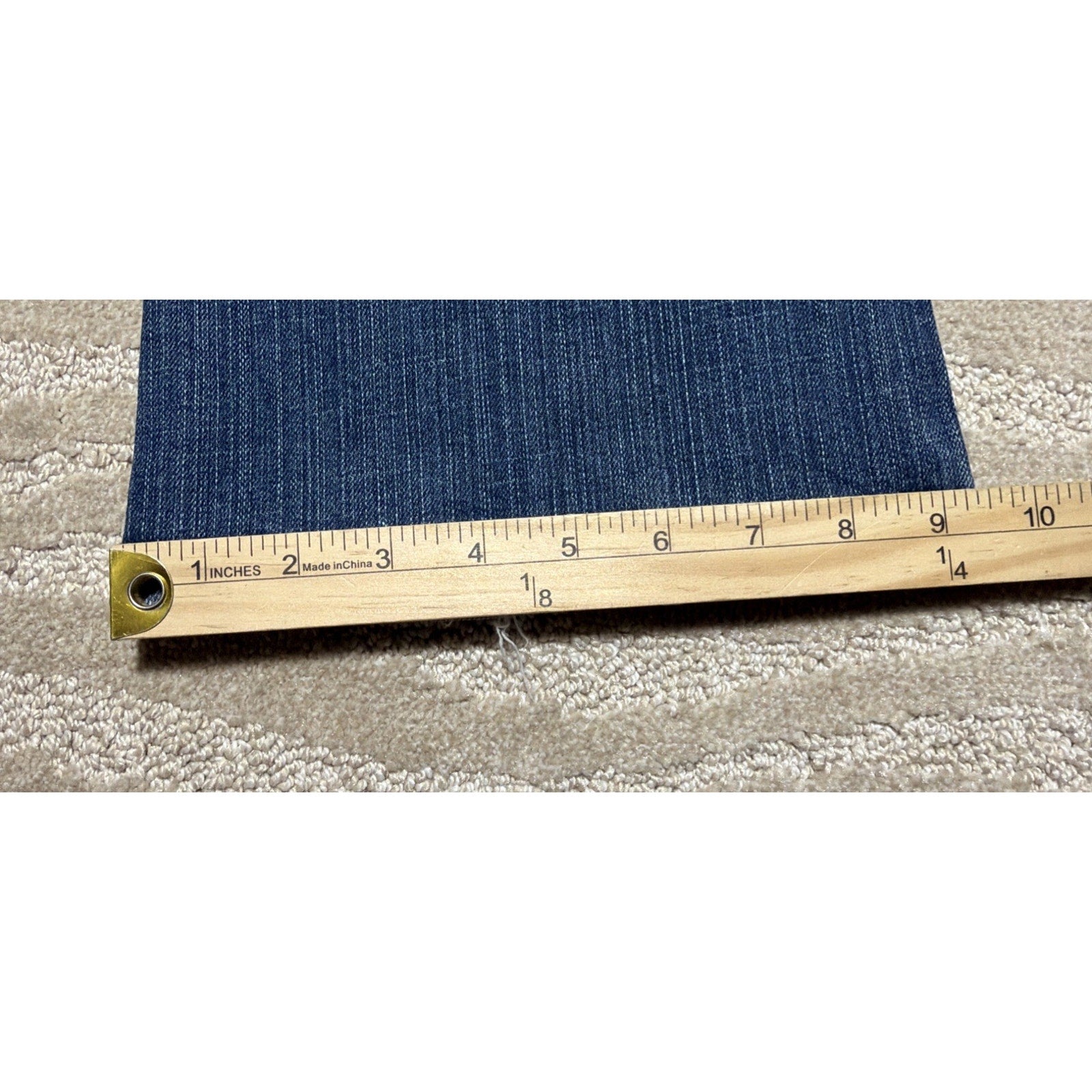 Y2K Lucky Brand Jeans Embroidered Bootcut Flare 6/28 Low Rise Zip Fly Made USA