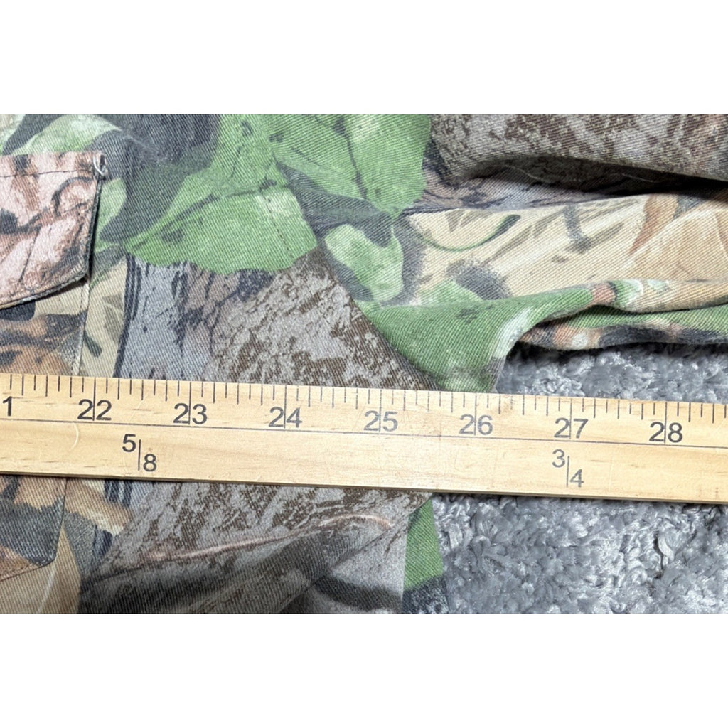 Vtg Buckthorn Mens XL Camouflage Heavyweight Button Front Shirt Made USA 2004