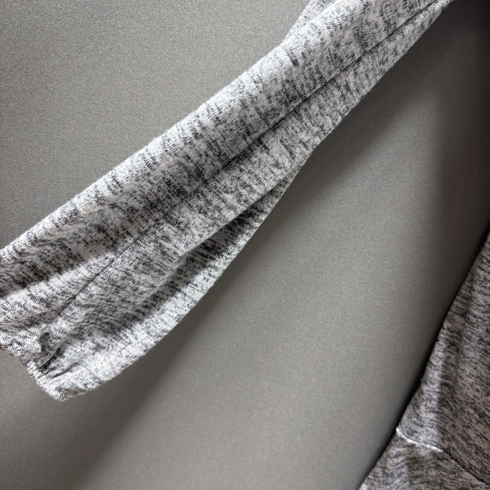 Soprano Womens Large Gray Wrap Romper Long Sleeve Ruffle Shorts NWT