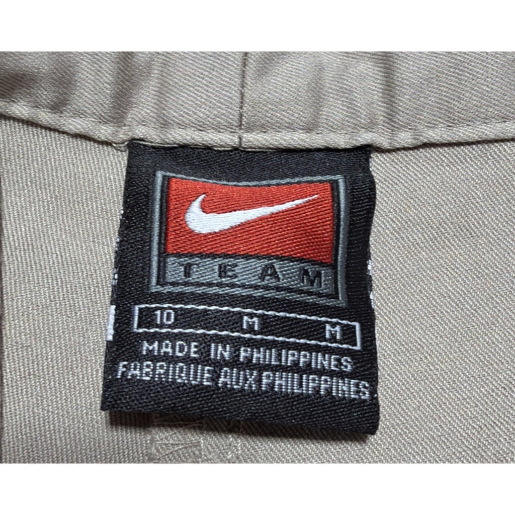 Ole Miss Rebels Nike NCAA Team Shorts Womens 10 Beige Flat Front Chino EUC