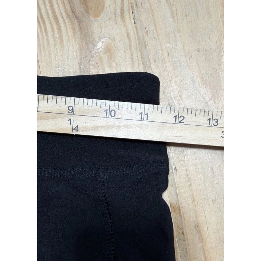 Derek Heart Women's High Waist Active Bike Shorts, Inseam 8", Black, Small