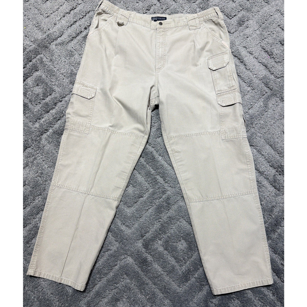 5.11 Tactical Pants Men 40x32 Beige Utility Cargo Workwear First Responder 74251