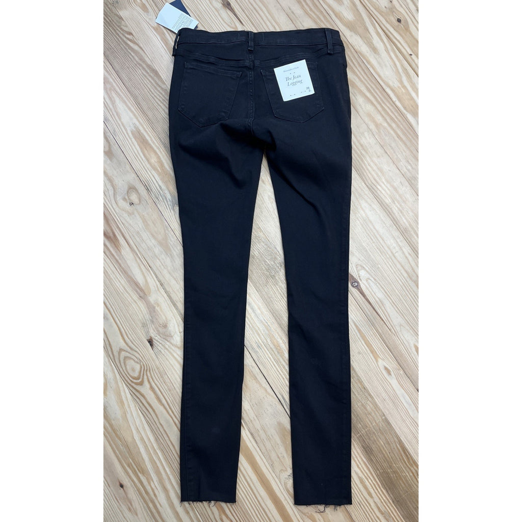 Abercrombie & Fitch The Jean Jegging Black Skinny Jean Jeggings Size 26 2L
