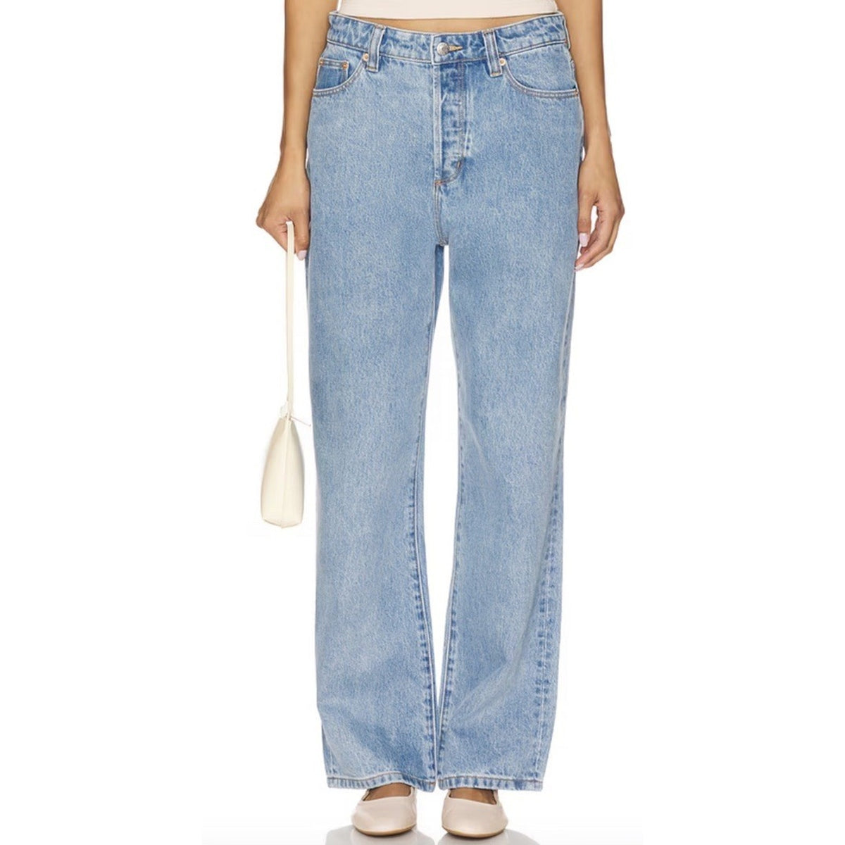 Rolla's Super Loose Jeans Vtg Blue High Rise Wide Leg Baggy Button Fly NWT 30