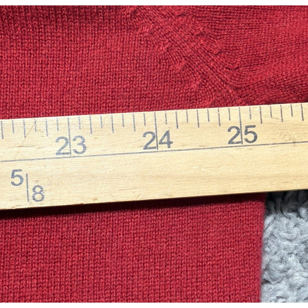Alan Paine England Hanbury Half Zip Mock Neck 100% Cashmere Sz 50 Msrp 432$ Flaw