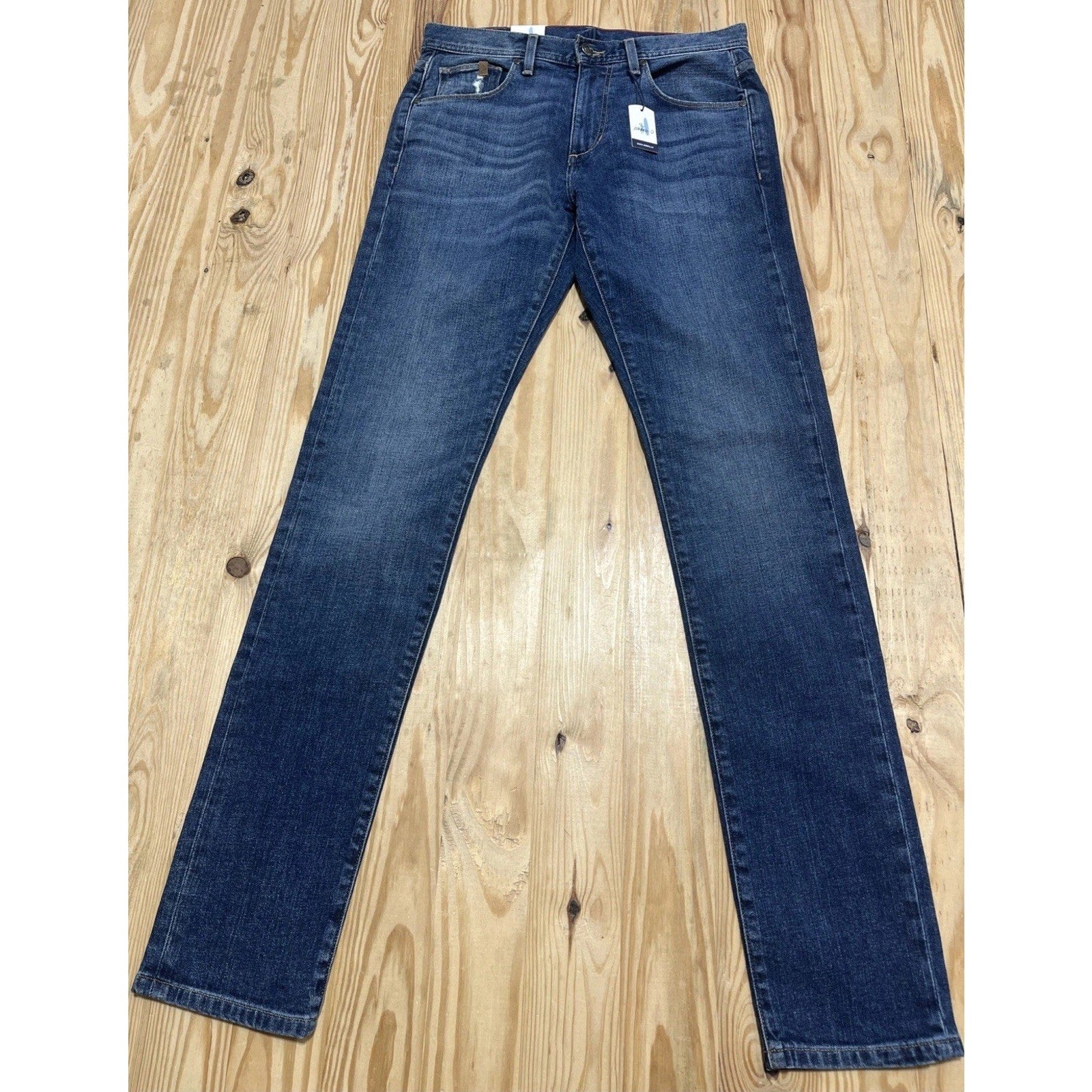 Johnnie O Jeans Mens 30x34 Blue Barlow Straight Leg Dark Denim NWT