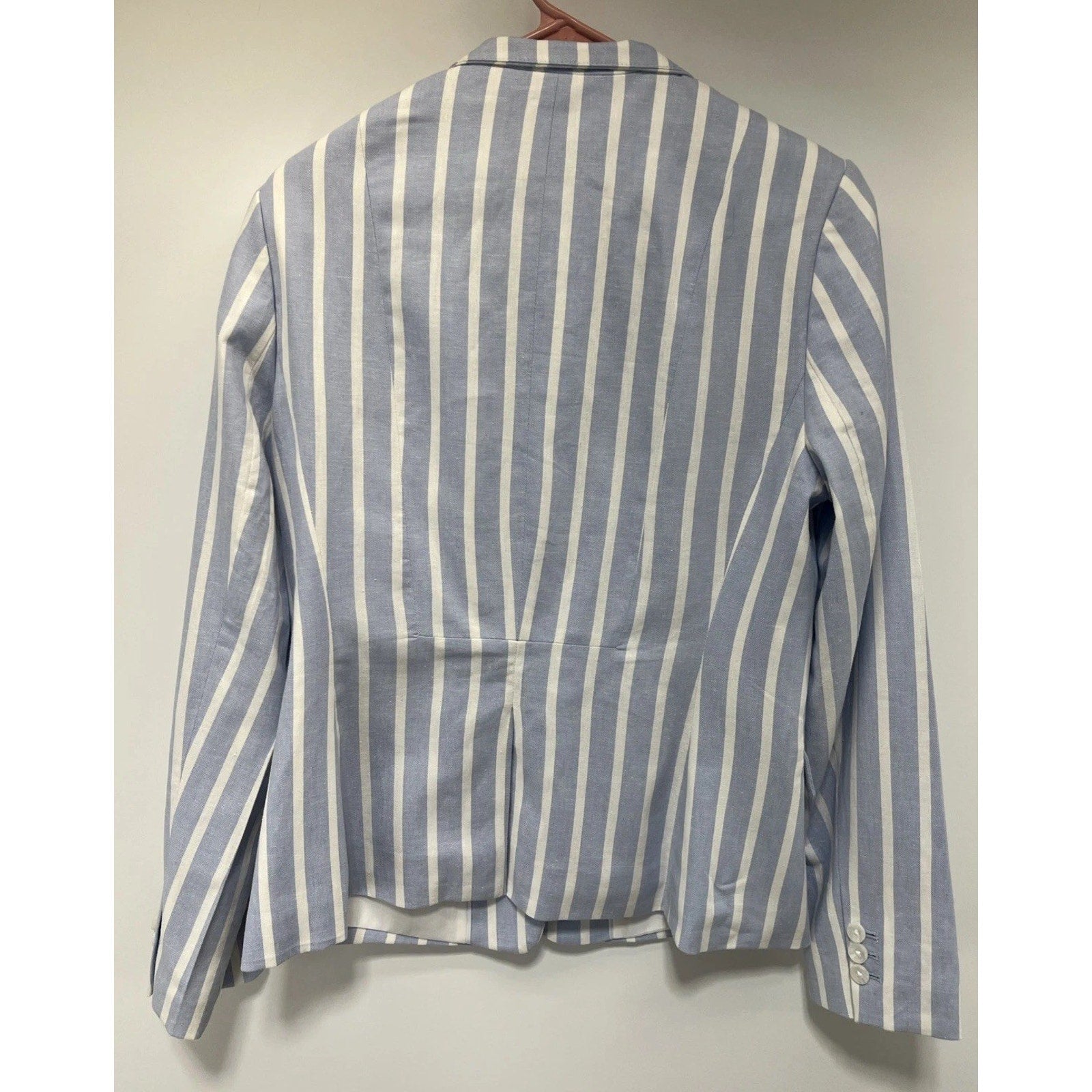 Banana Republic Women's One Button Linen Cutaway Lined Blazer size 10 NWT