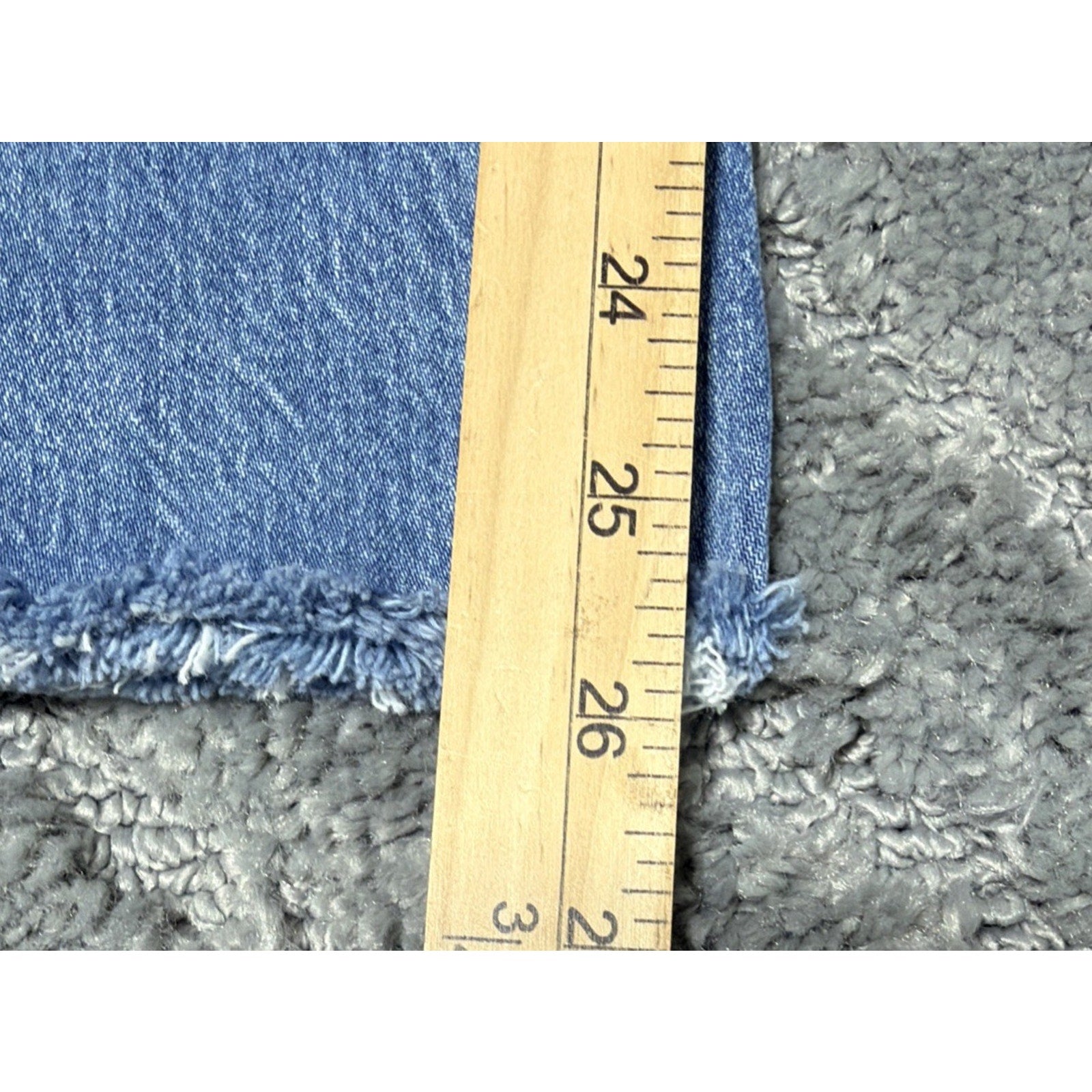 TALBOTS DEMI BOOT CROP DENIM HIGH RISE JEANS SIZE 12 34x26