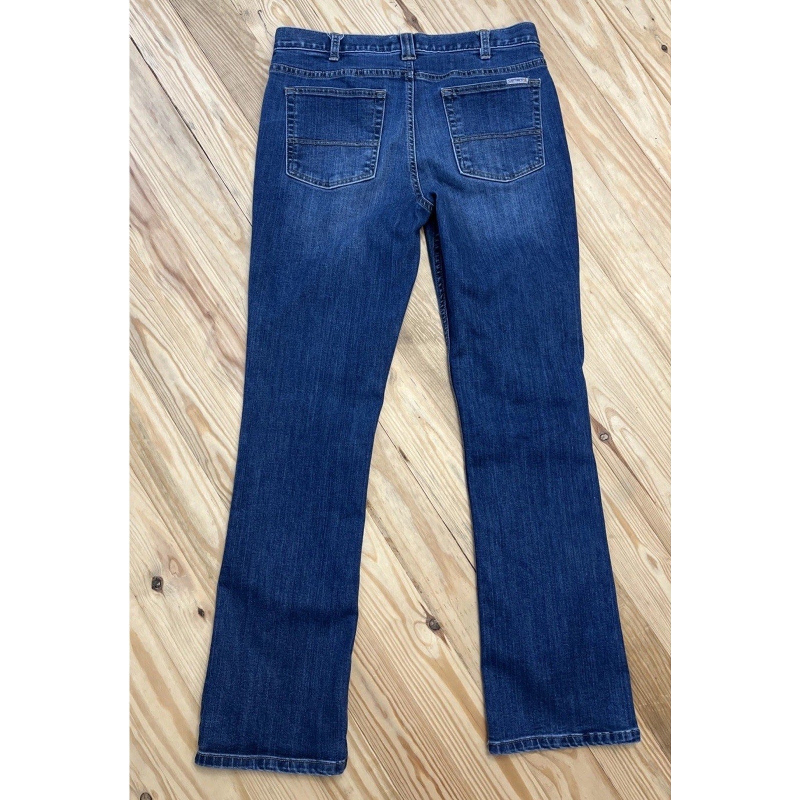 CARHARTT Slim Fit Boot Cut Size 10 Regular Women’s Blue Jeans