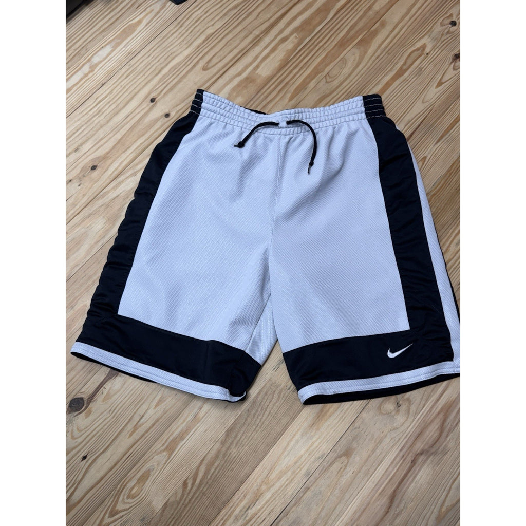 NIKE VINTAGE REVERSIBLE Basketball Men’s Shorts Black Knit/White Mesh XL