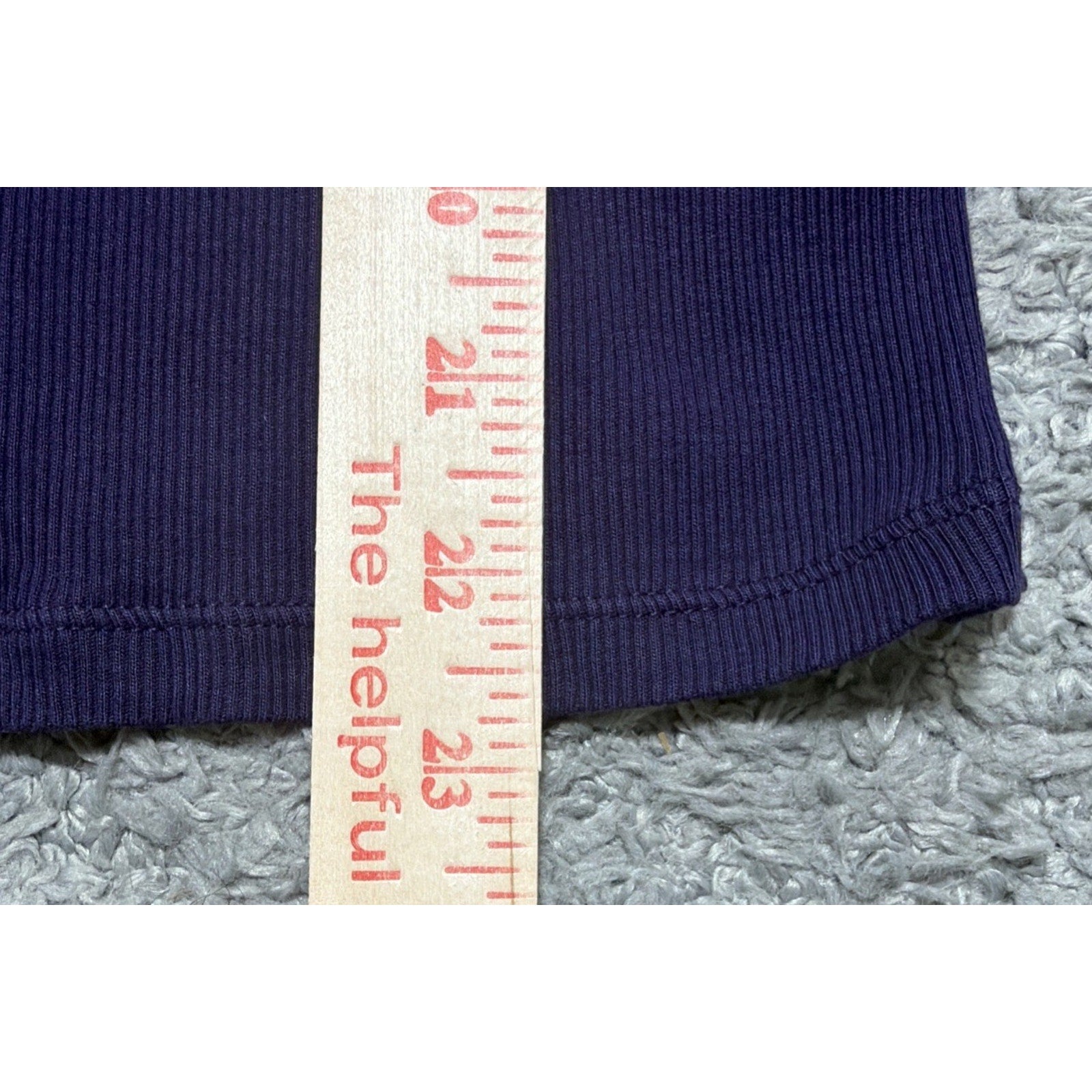 Lauren Ralph Lauren Purple Long Sleeve Shawl Collar Knit Top Women's Size M