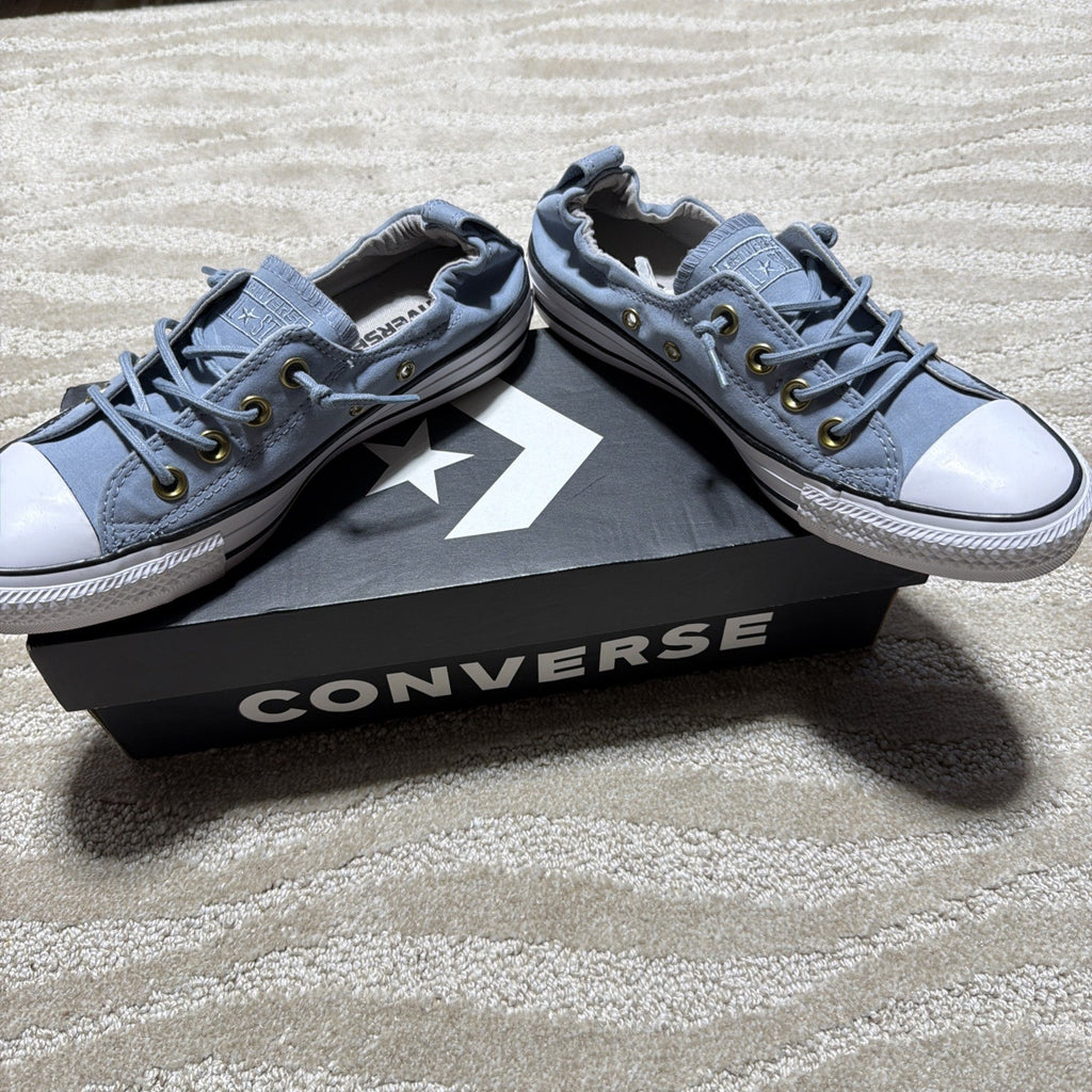 Women's 7 Converse Chuck Taylor AS Shoreline Slip, 558592F Blue Skate/Ash W/ Box