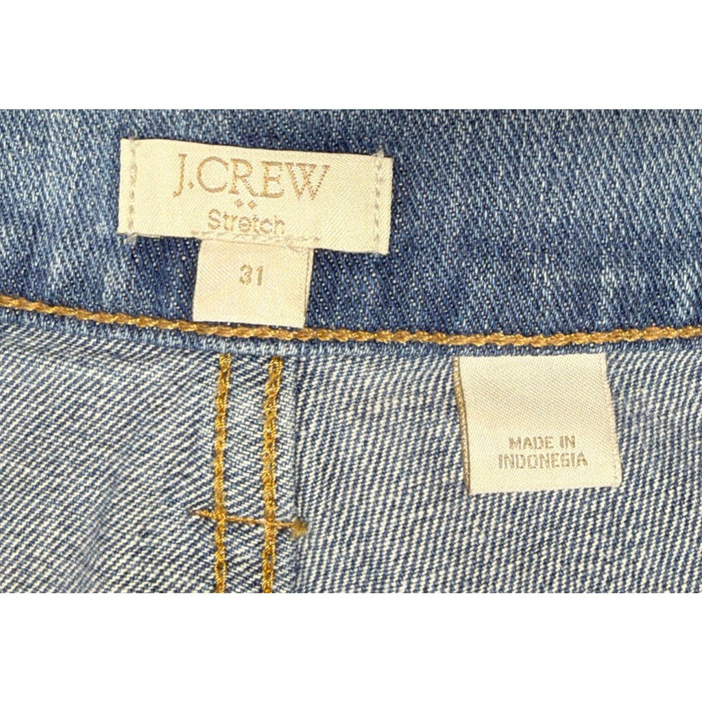 J Crew Jeans Women 31 Blue 90’s Classsic Straight Fit Medium Wash Denim 33x30