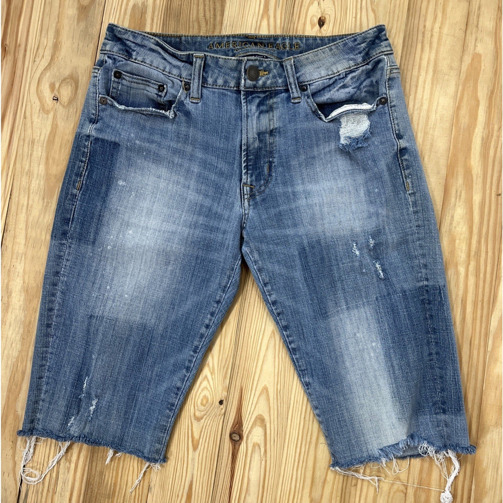 American Eagle Extreme Flex 4 Cutoff Shorts Slim Size 29