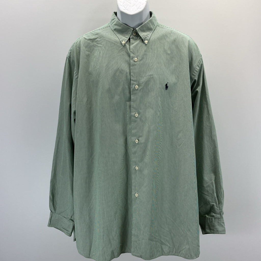 Polo Ralph Lauren McMeel XXL Button Longsleeve Green Men's
