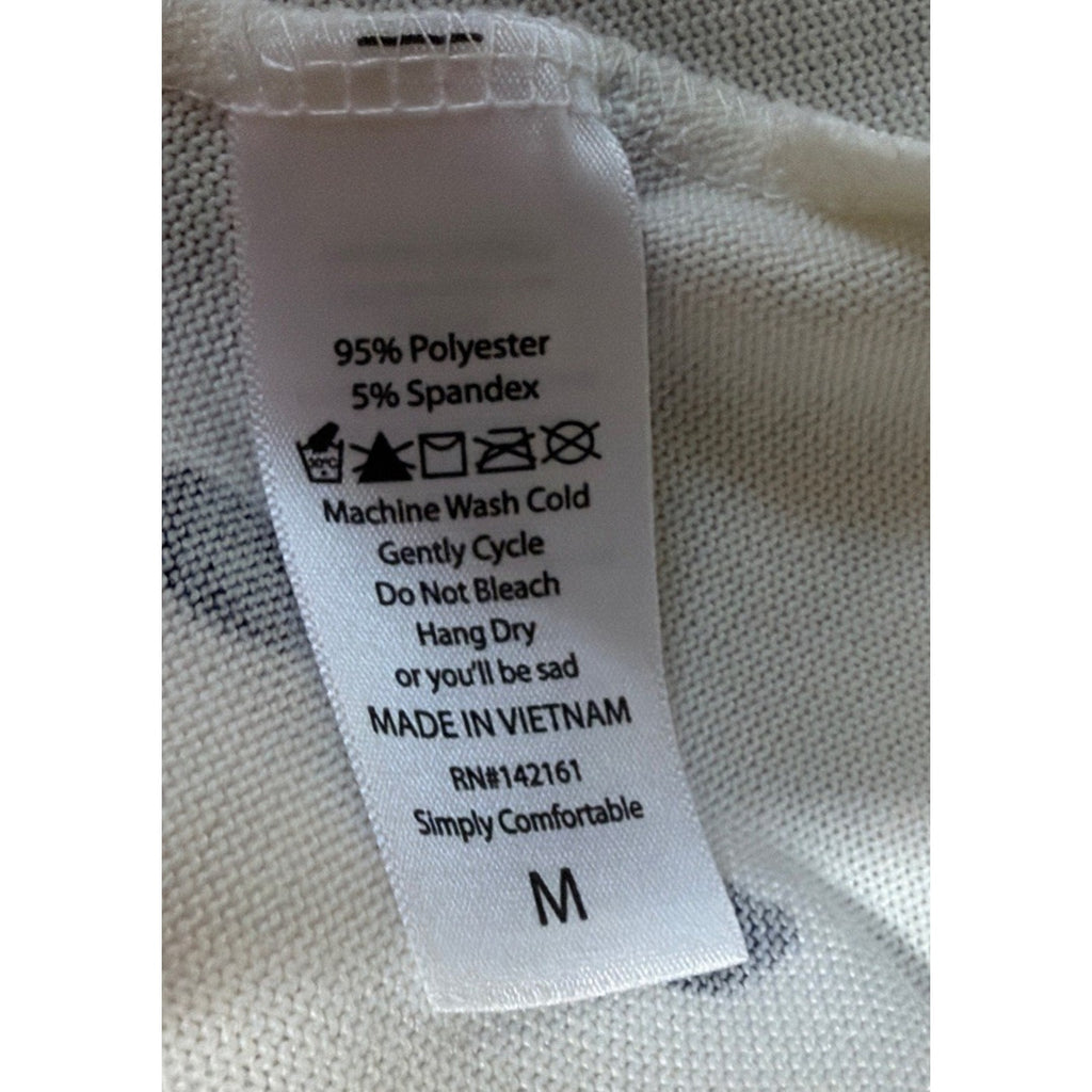 New Lularoe Caroline Jacket Cardigan Pockets White Black Polka Dots Sz M Stretch