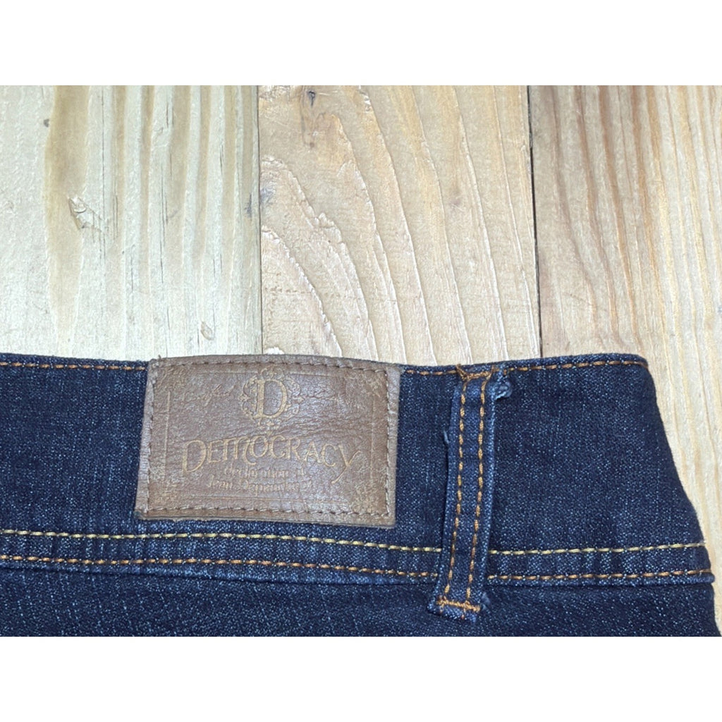 Democracy Rebel Itty Bitty Boot Jeans Women’s 18 Dark Wash Stretch Bootcut