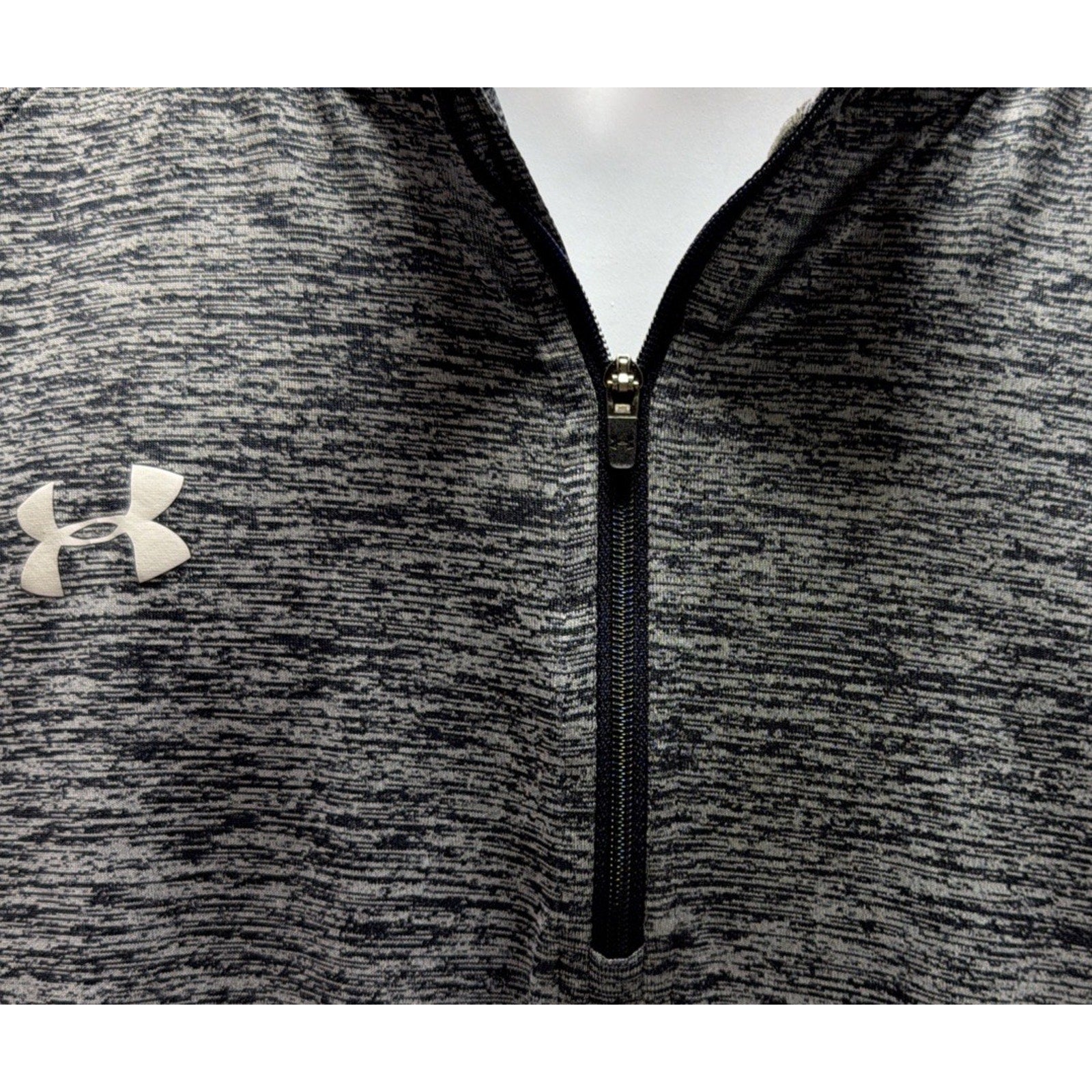 Under Armour T-Shirt 1/4 Zip Heatgear Twisted Tech Long Sleeve Men's Big 3XL