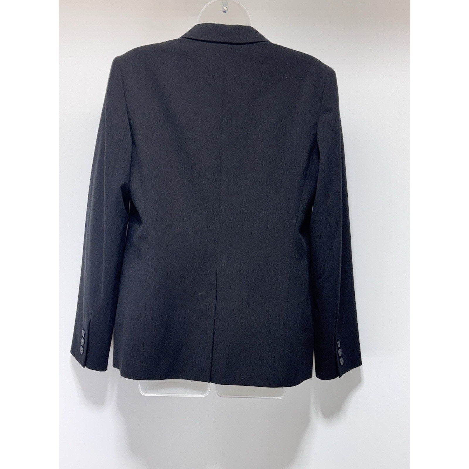 Calvin Klein Solid Black One Button Blazer Women’s Size 12