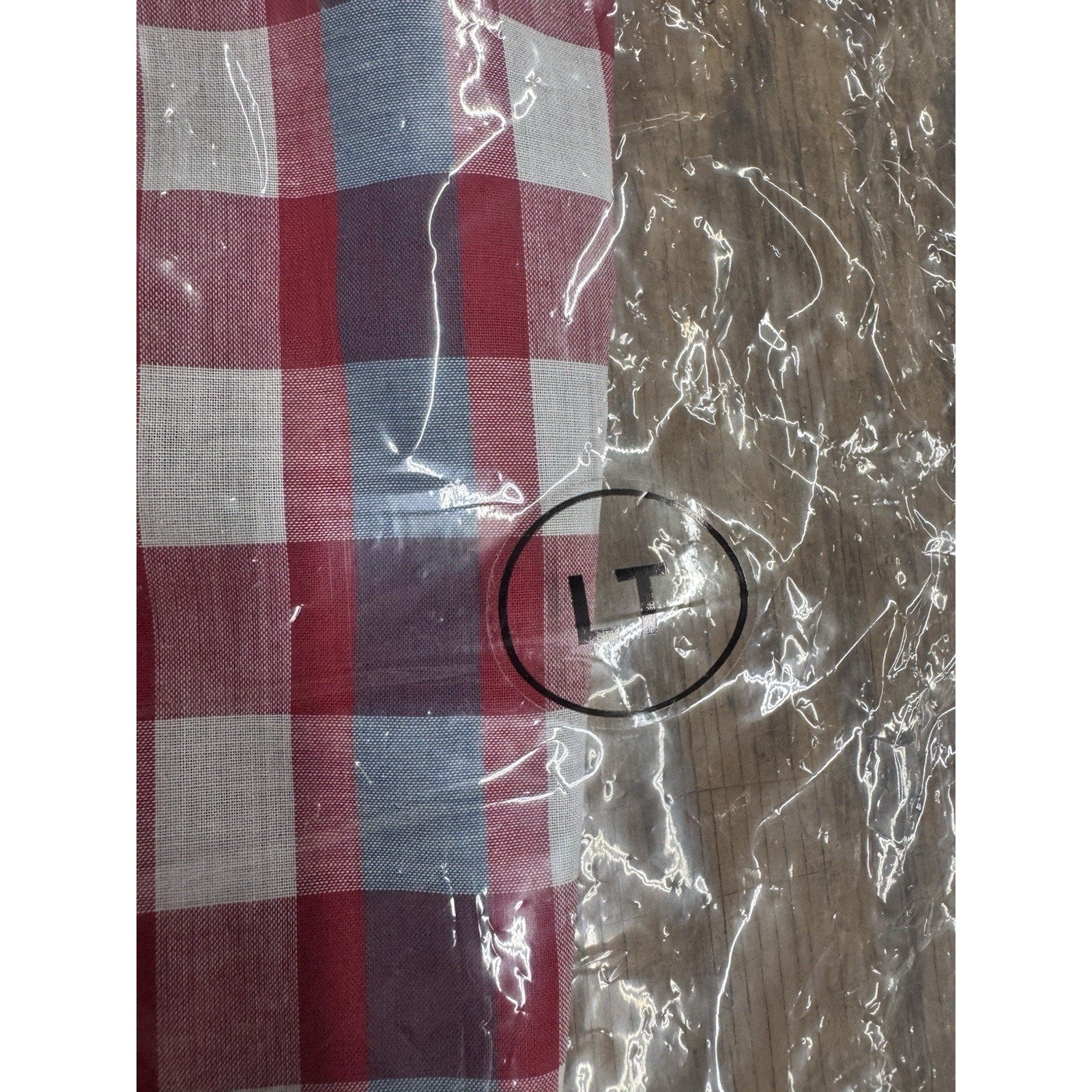 Vintage Stagecoach Western Shirt LT Large Tall Plaid Pearl Snap Short Sleeve New