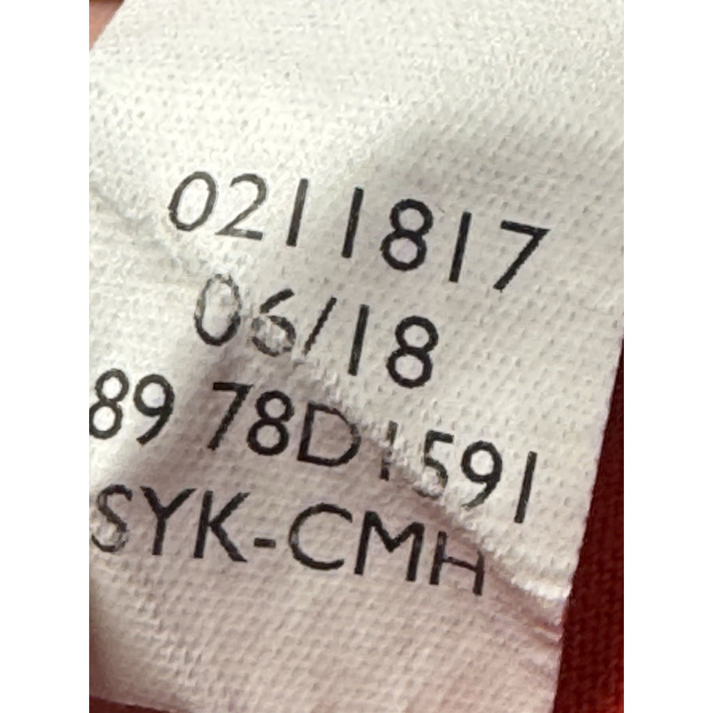 TOMMY HILFIGER T-Shirt Men's XL Red Short Sleeve Crew Neck 100% Cotton Pullover