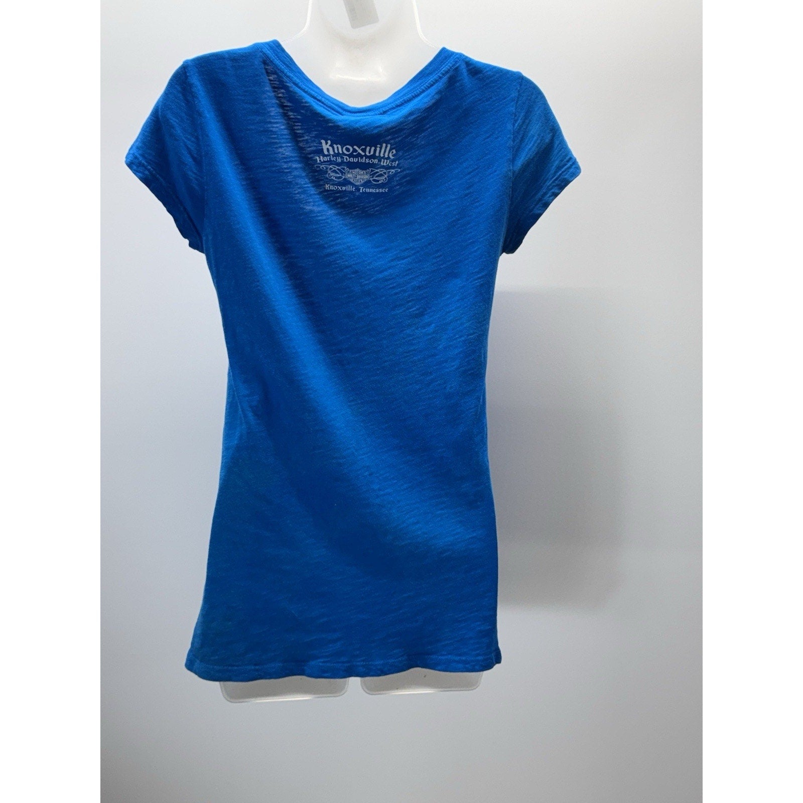 Harley Davidson Motorcycle Women's Knoxville West Size Small Blue 2012