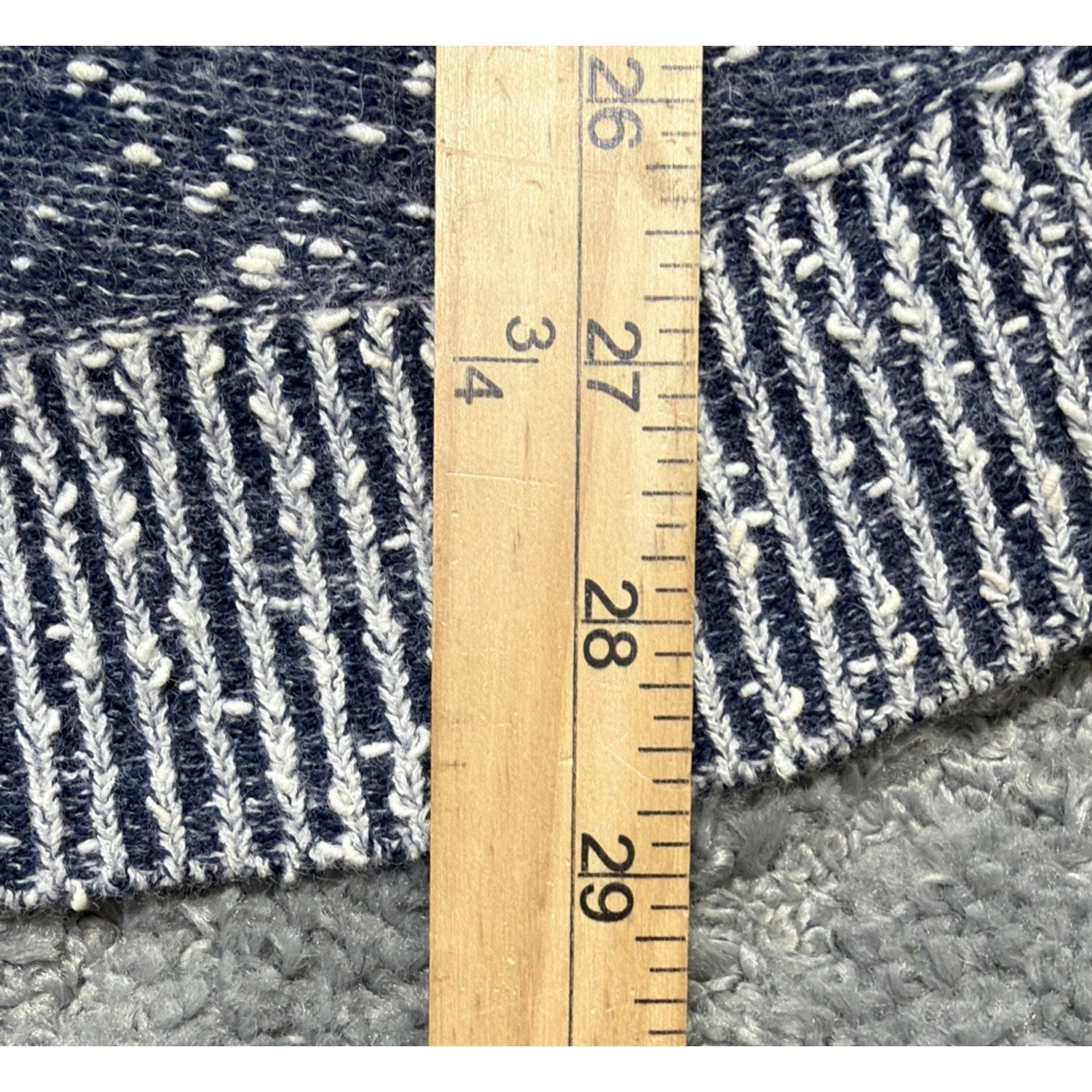 Lou and grey pullover sweater Bluish Gray size XL cotton wool blend Pockets