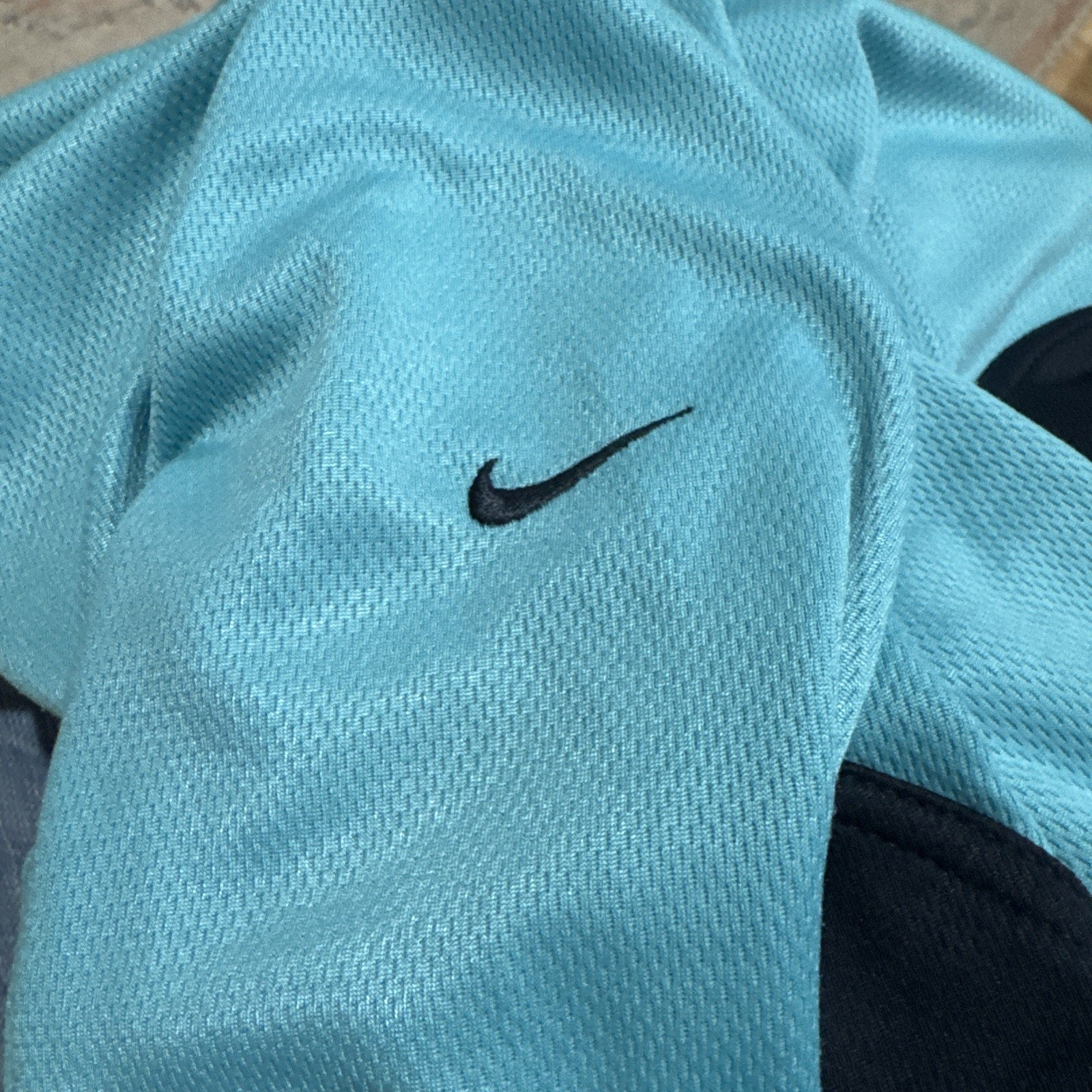 Nike Golf 1/4 Zip Long Sleeve Blue Black Pullover Kids Size Large 12/14