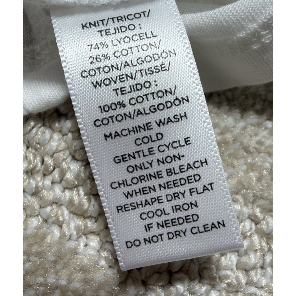 Ann Taylor Loft Blouse XS Petite Short Bell Sleeve White NWOT