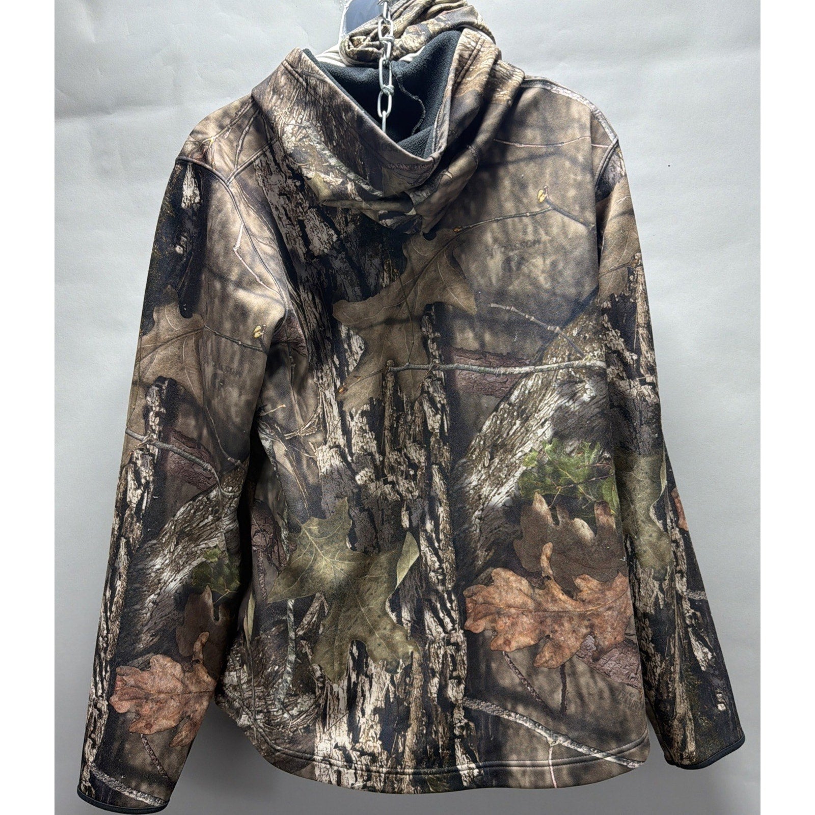 Mossy Oak Break Up Country Fleece Camo Hoodie Mens M Sweatshirt Pockets Hunting