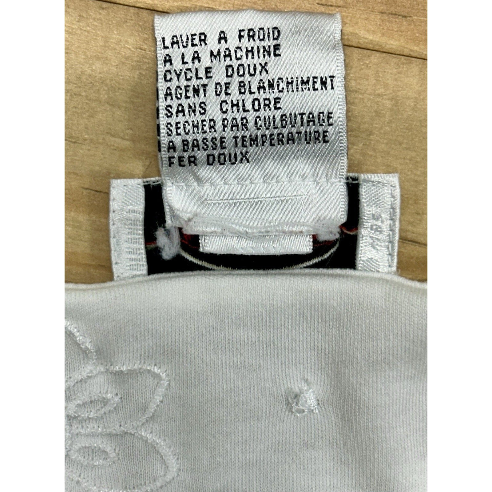 TALBOTS Women's 100%Cotton Short Sleeve Top Embroidered Solid White Size Medium