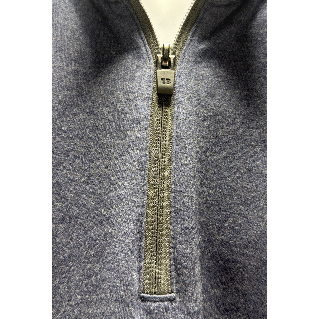 Men's Eddie Bauer Signature Super Soft Fleece Lined 1/4-Zip Size XL Blue