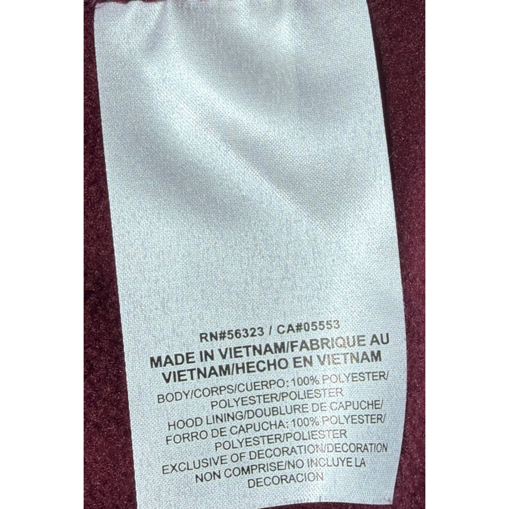 Virginia Tech Hokies Nike Hoodie Men’s XXL Burgundy Gray Therma-Fit Excellent
