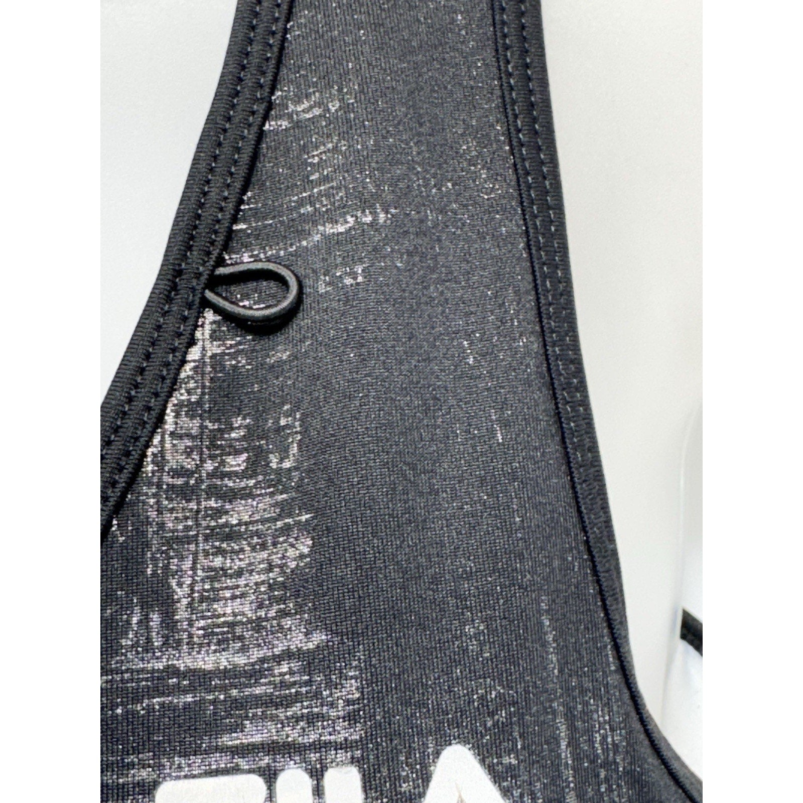 Fila Sport Black Built-In Bra Athletic Tank Top Racer Back Pocket Women’s Size M