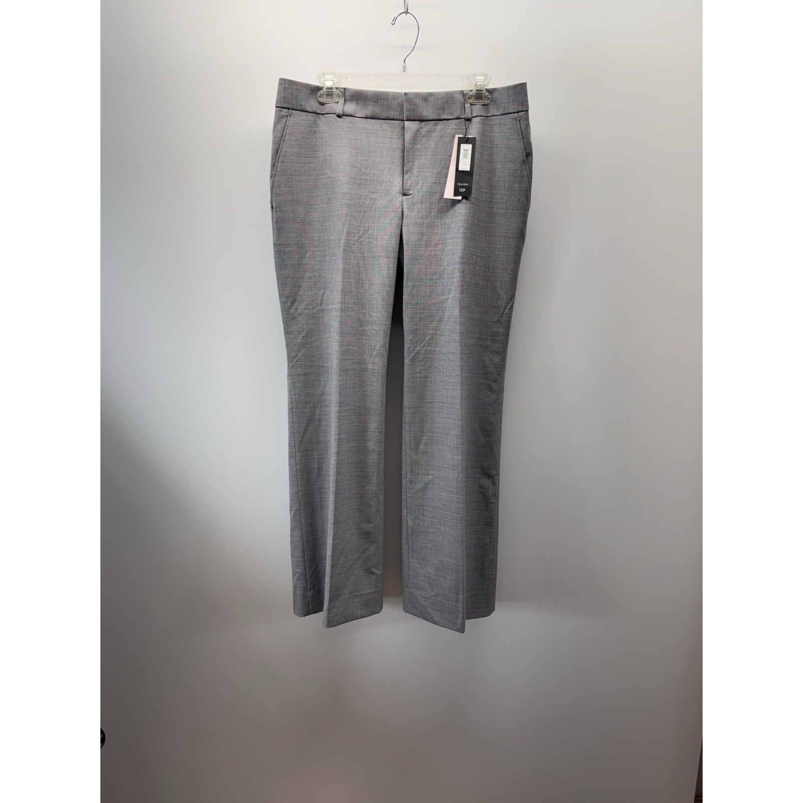 Banana Republic Martin Fit Classic Modern Women’s Size 12 Petite Gray Wool Blend