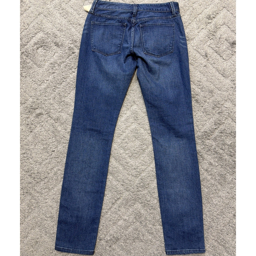 Banana Republic Womens Skinny Indigo Denim Cotton Stretch Jeans Sz 26 NWT