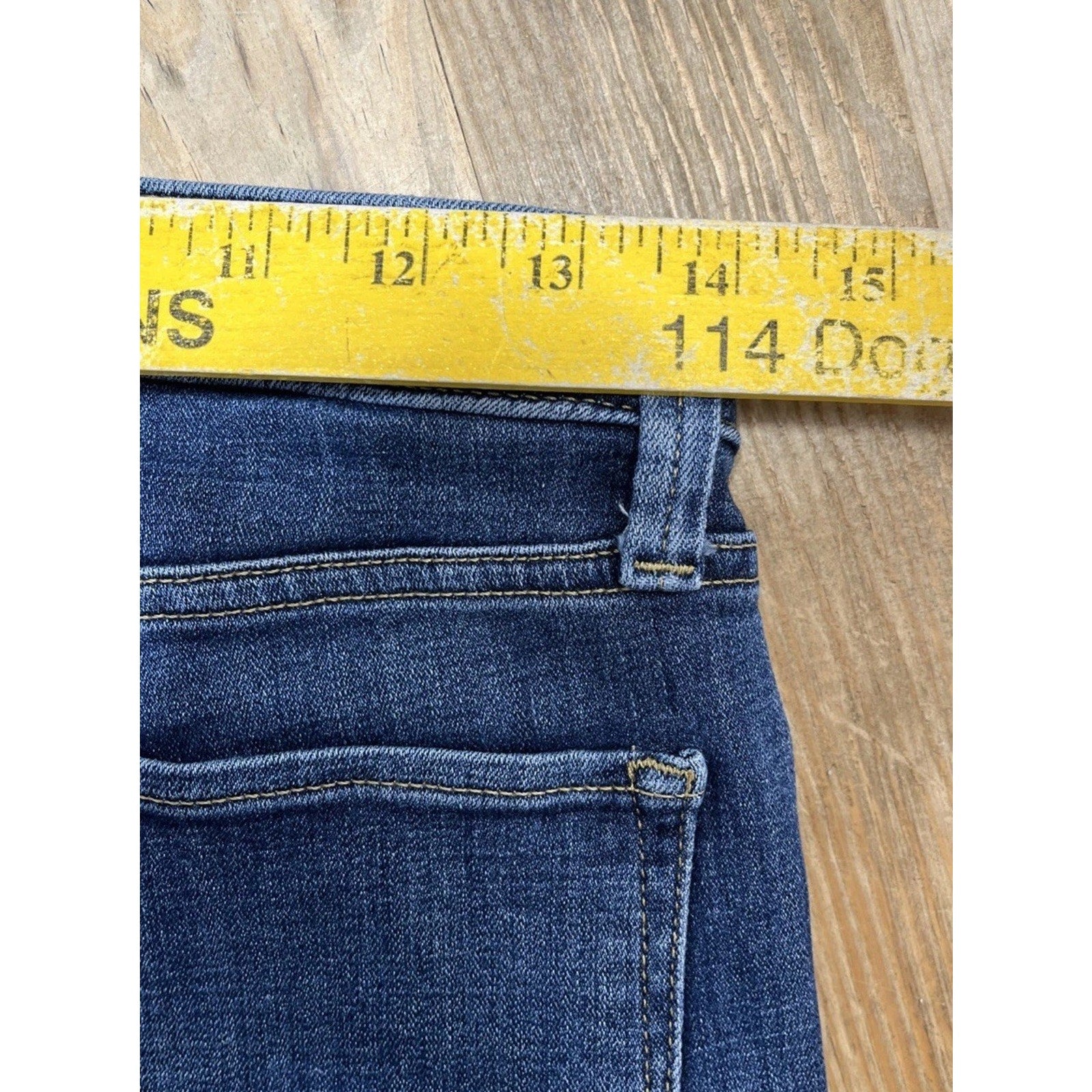 Calvin Klein Women's Size 6 Blue Jeans High Rise Easy Fit Stretch 28x28