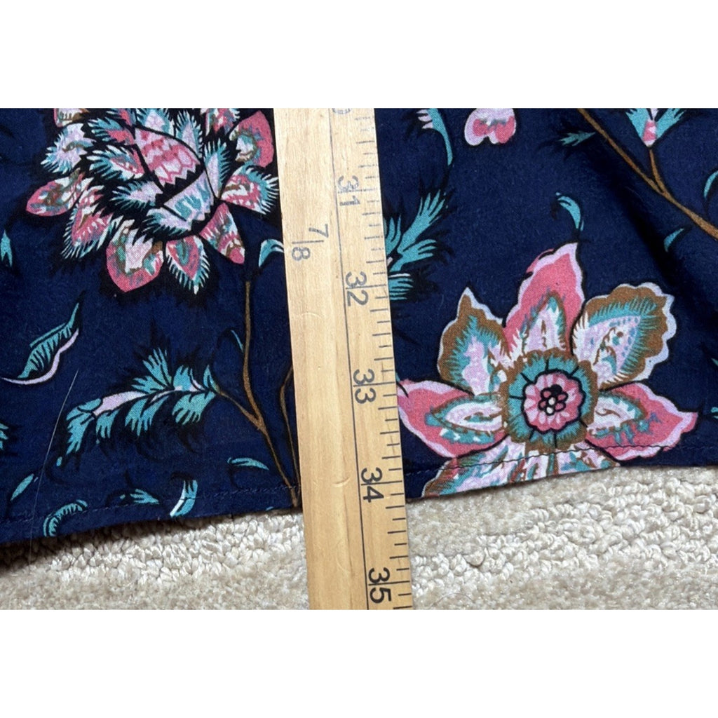 Entro Sundress Womens Size Large Floral Mini Strappy Summer Boho Beach Casual
