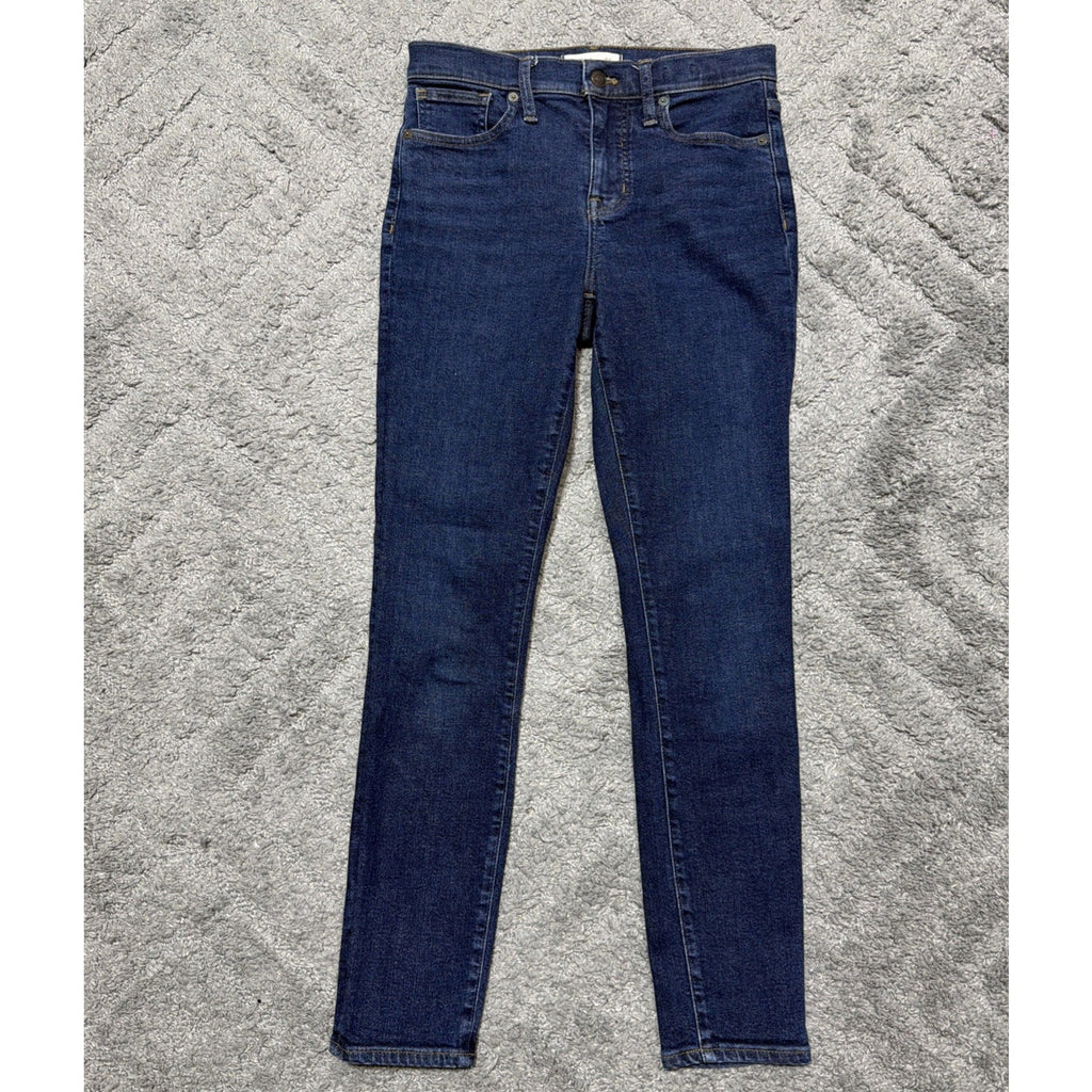 Madewell 9" Mid-Rise Skinny Denim Jeans Women Sz 26 Orland Wash