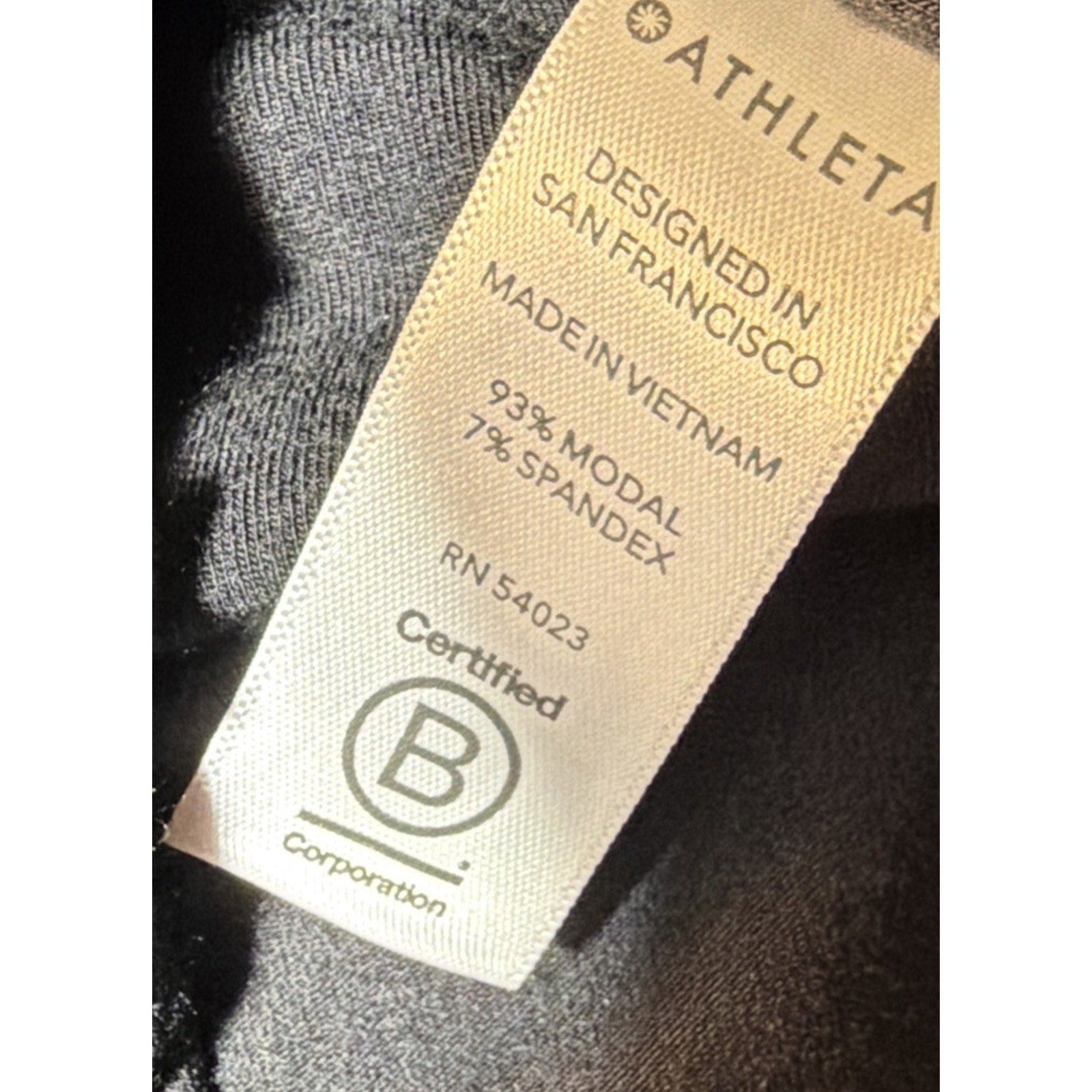 ATHLETA WOMEN'S Black SLEEVELESS SANTORINI THERA DRESS PETITES Sz XSP