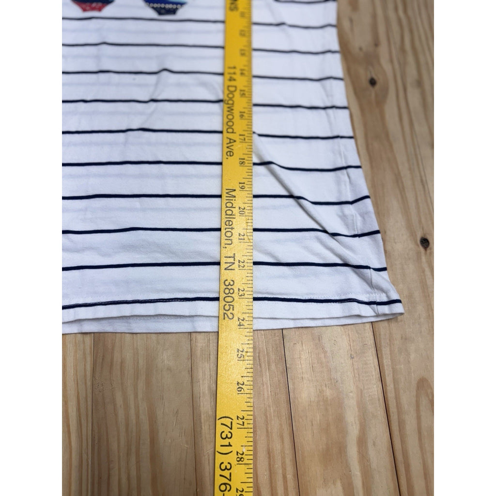 Sun Bay Sailboat Red White & Blue T-shirt Size Small Short Sleeves